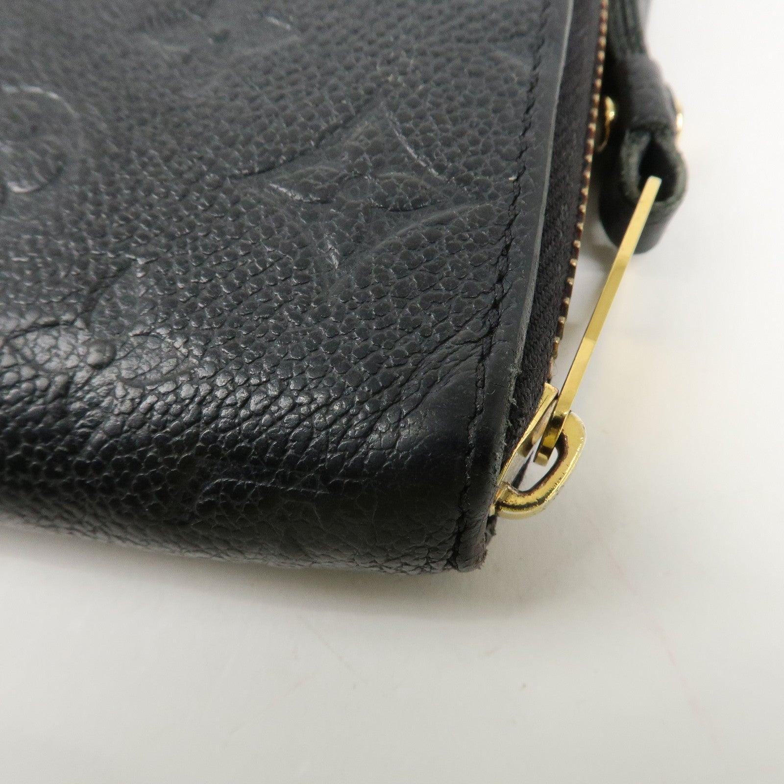 Louis Vuitton Monogram Empreinte Leather Round Zippy Wallet M61864 Used