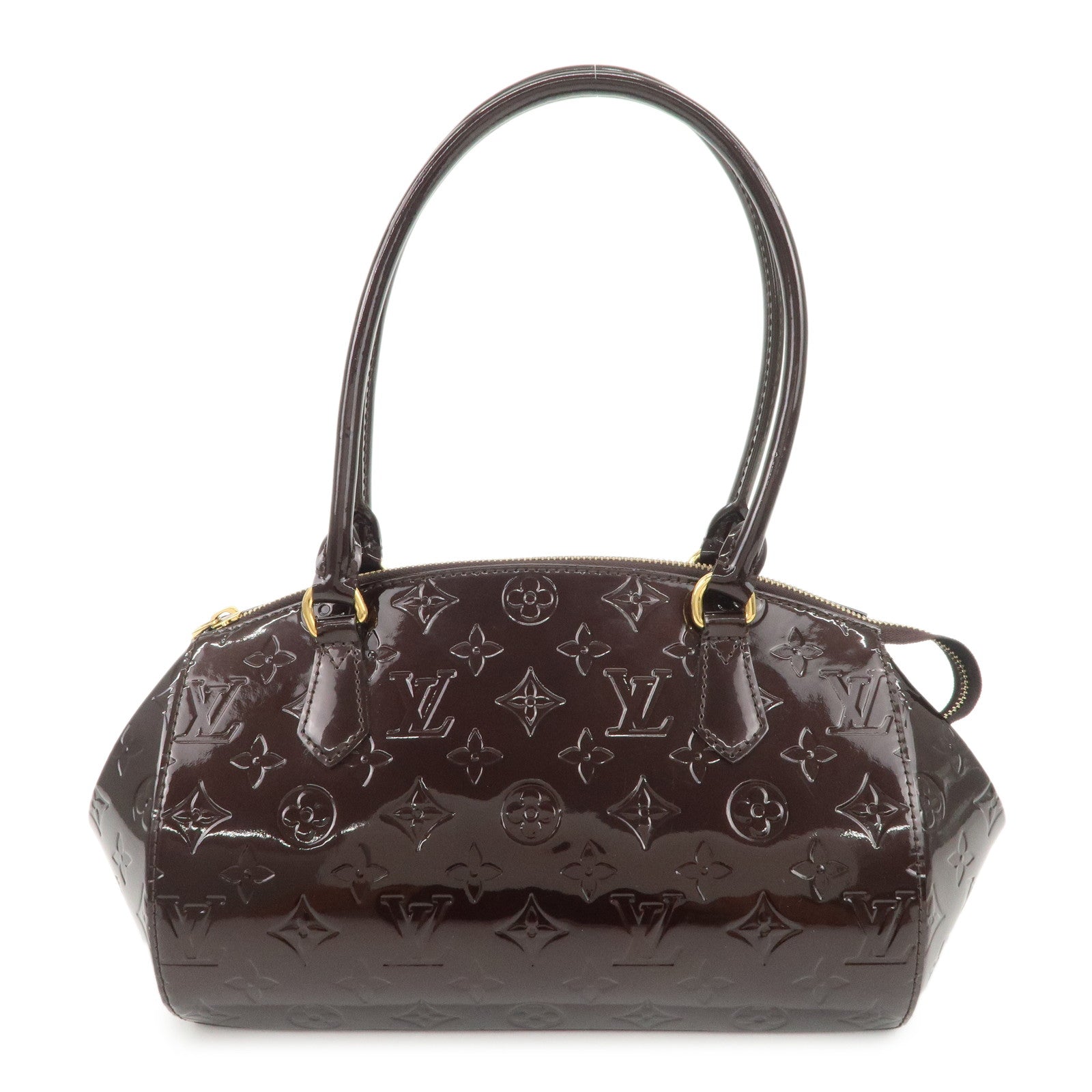 Louis Vuitton Monogram Vernis Leather Sherwood PM Hand Bag M91493