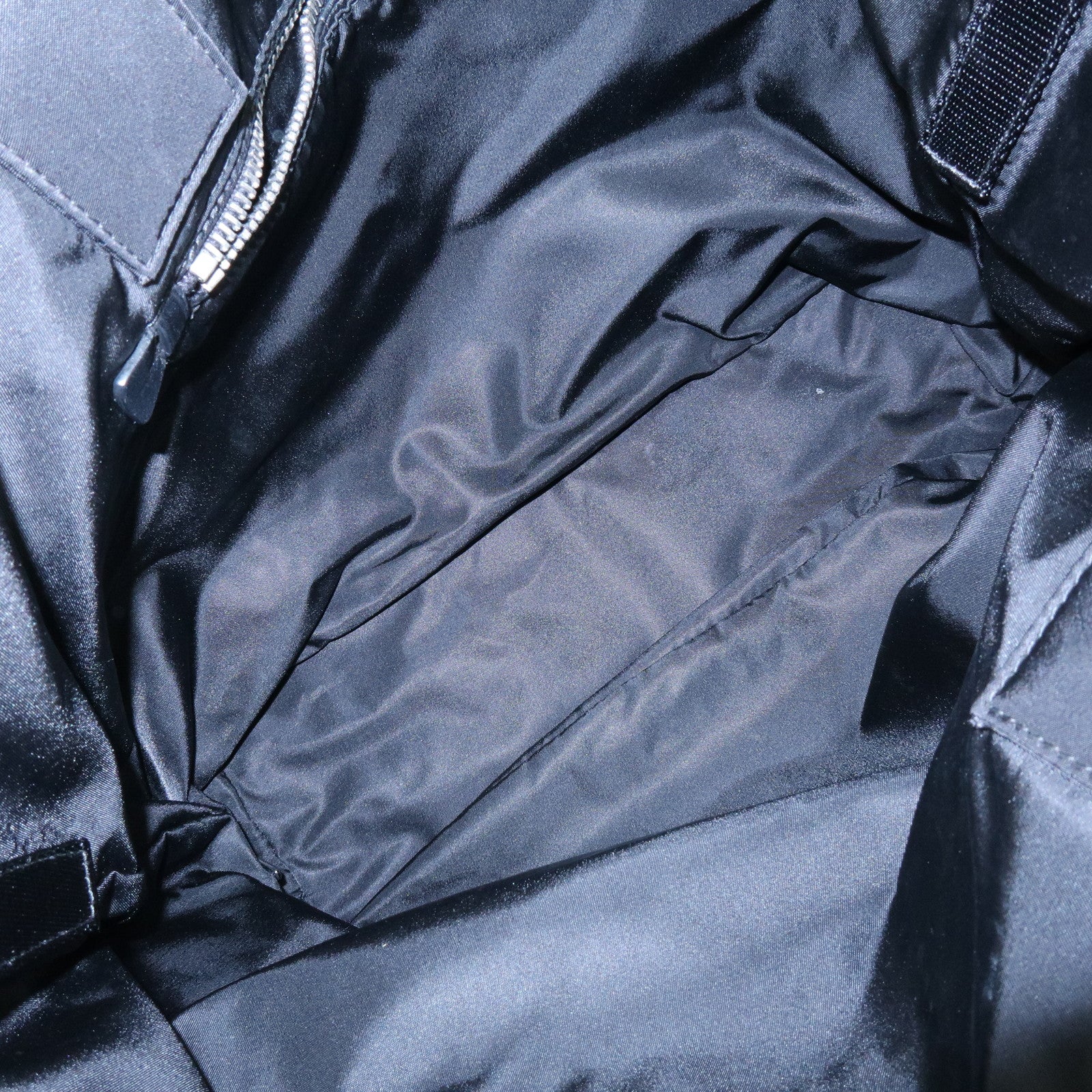 PRADA Triangle Logo Plaid Nylon Leather 2Way Bag Hand Shoulder Bag