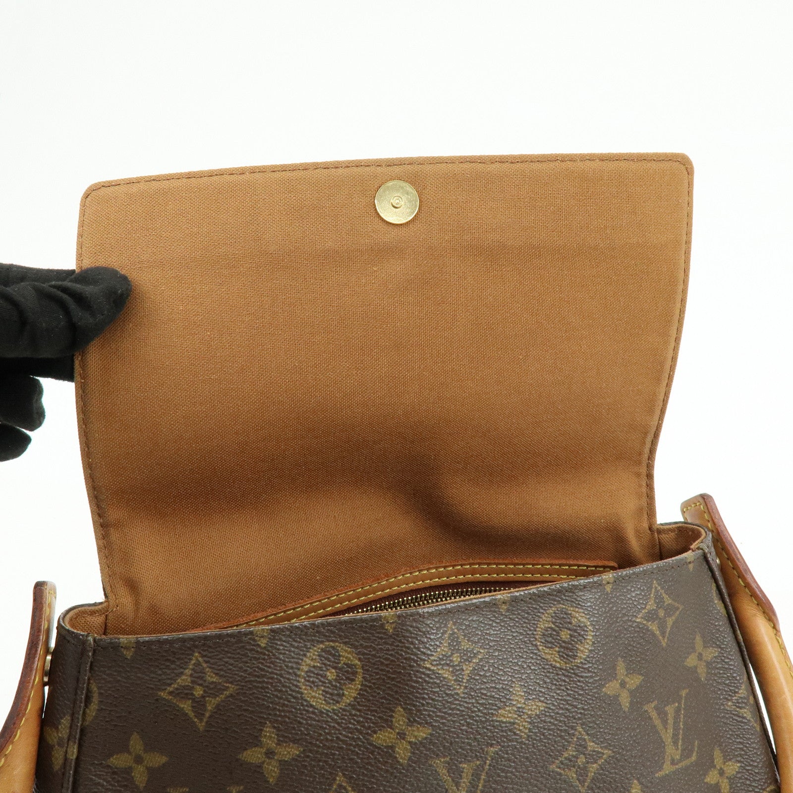 Louis Vuitton Monogram Mini Looping Shoulder Bag Brown M51147