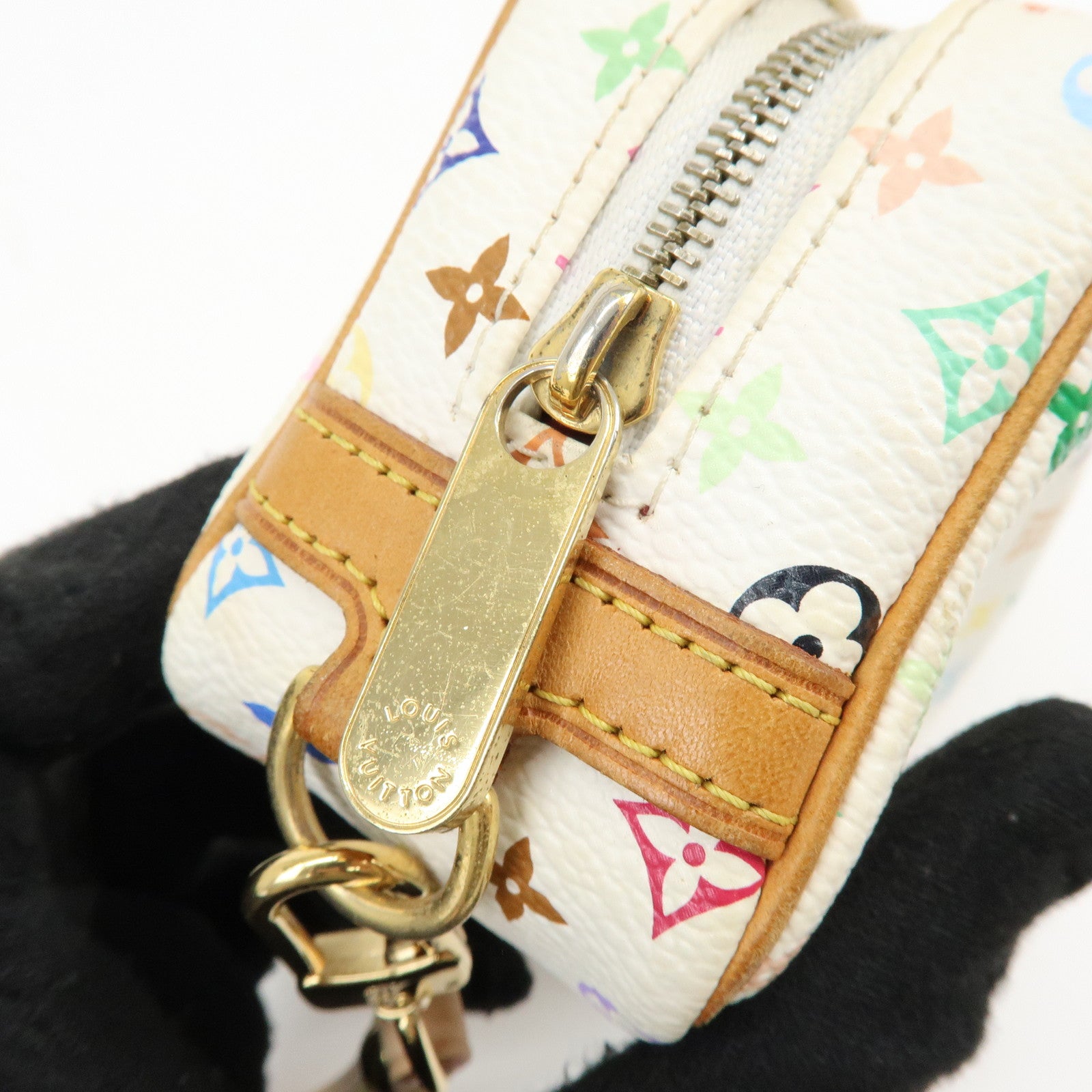 Louis Vuitton Monogram Multicolor Trousse Wapity Pouch Blanc M58033