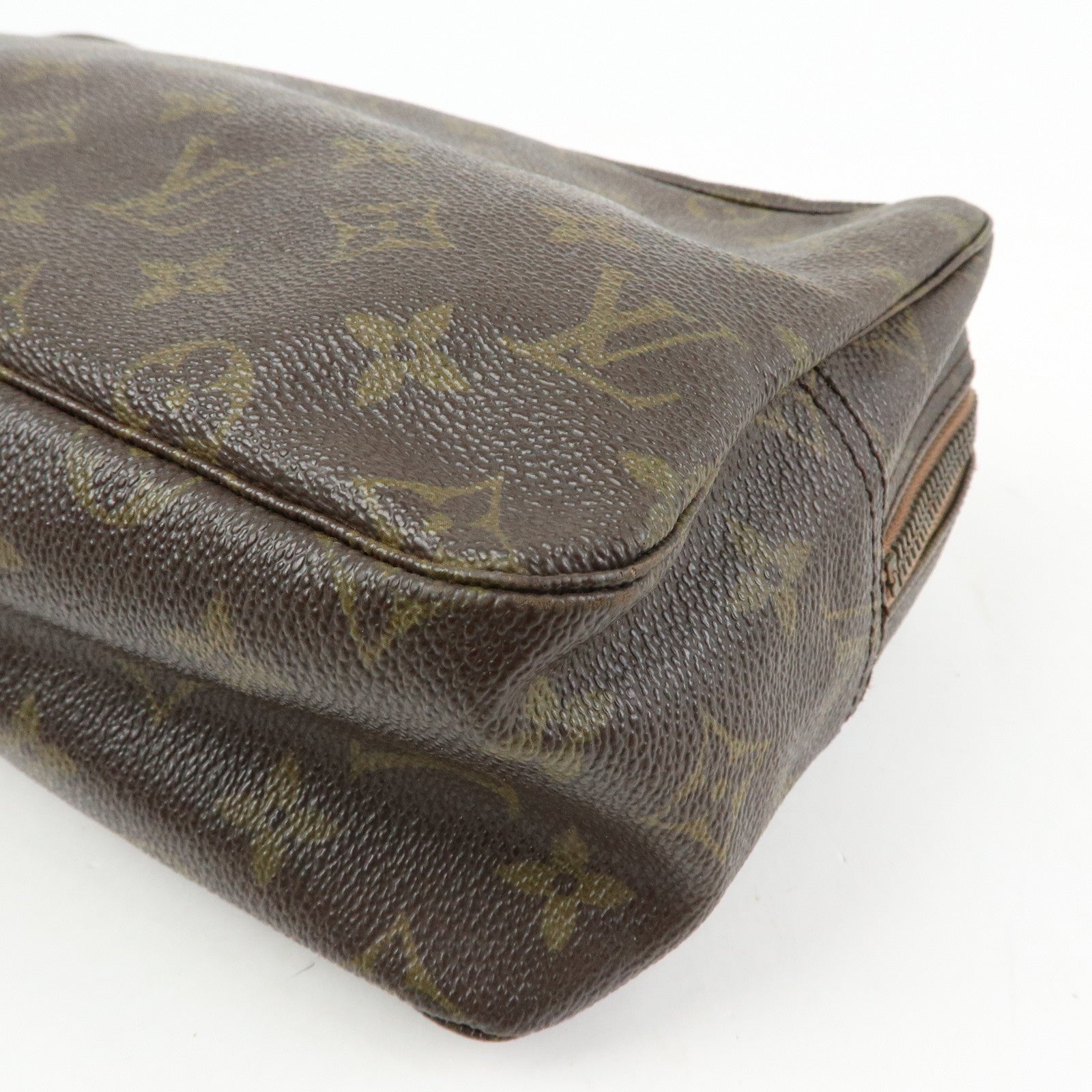 Louis Vuitton Monogram Trousse Toilette 28 Pouch Brown M47522