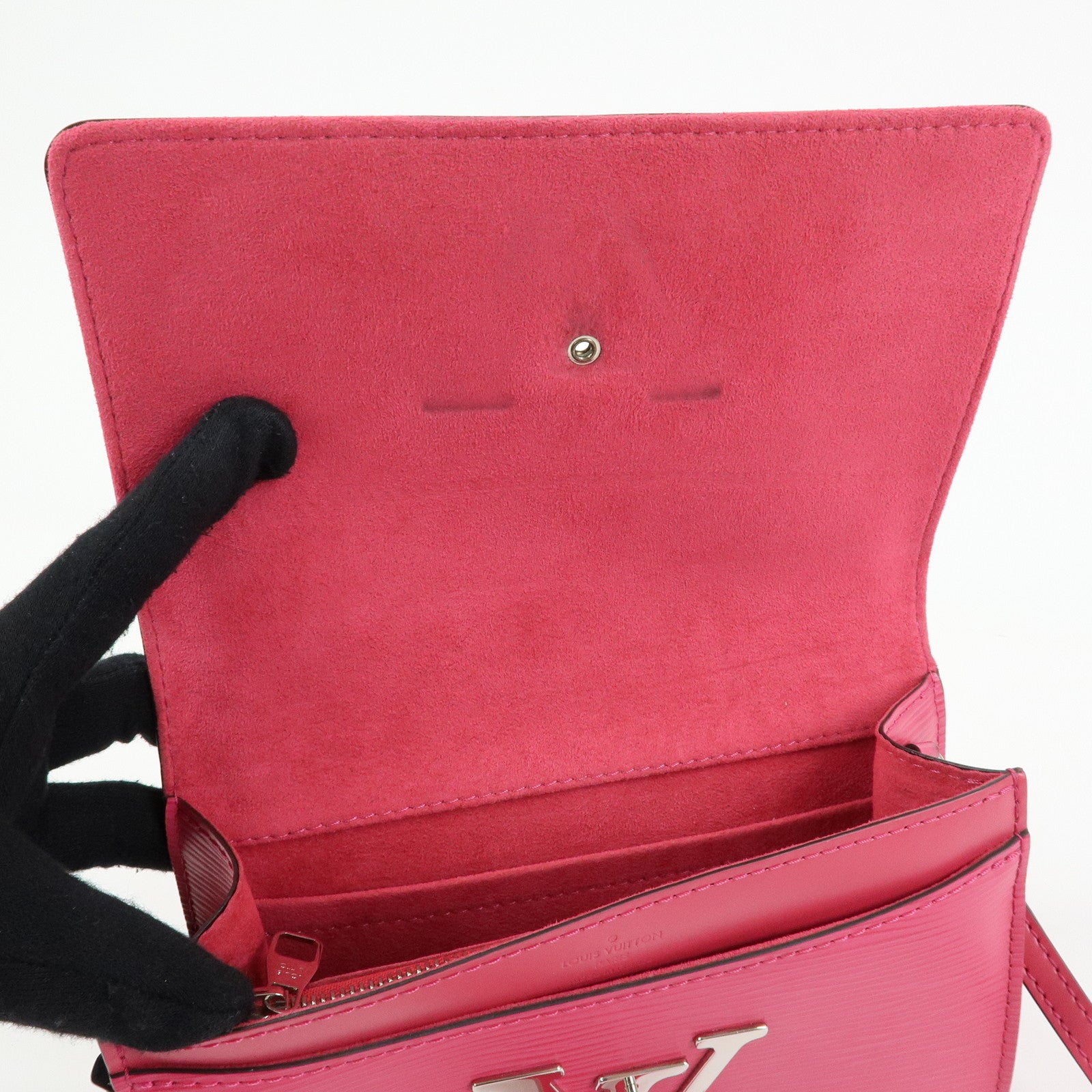 Louis Vuitton Epi Pochette Louise PM 2WAY Bag Pivoine M42082