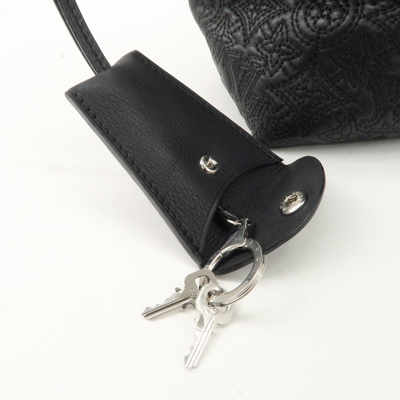 Louis Vuitton Monogram Antia Hobo PM Leather Shoulder Bag Noir M93833 Used