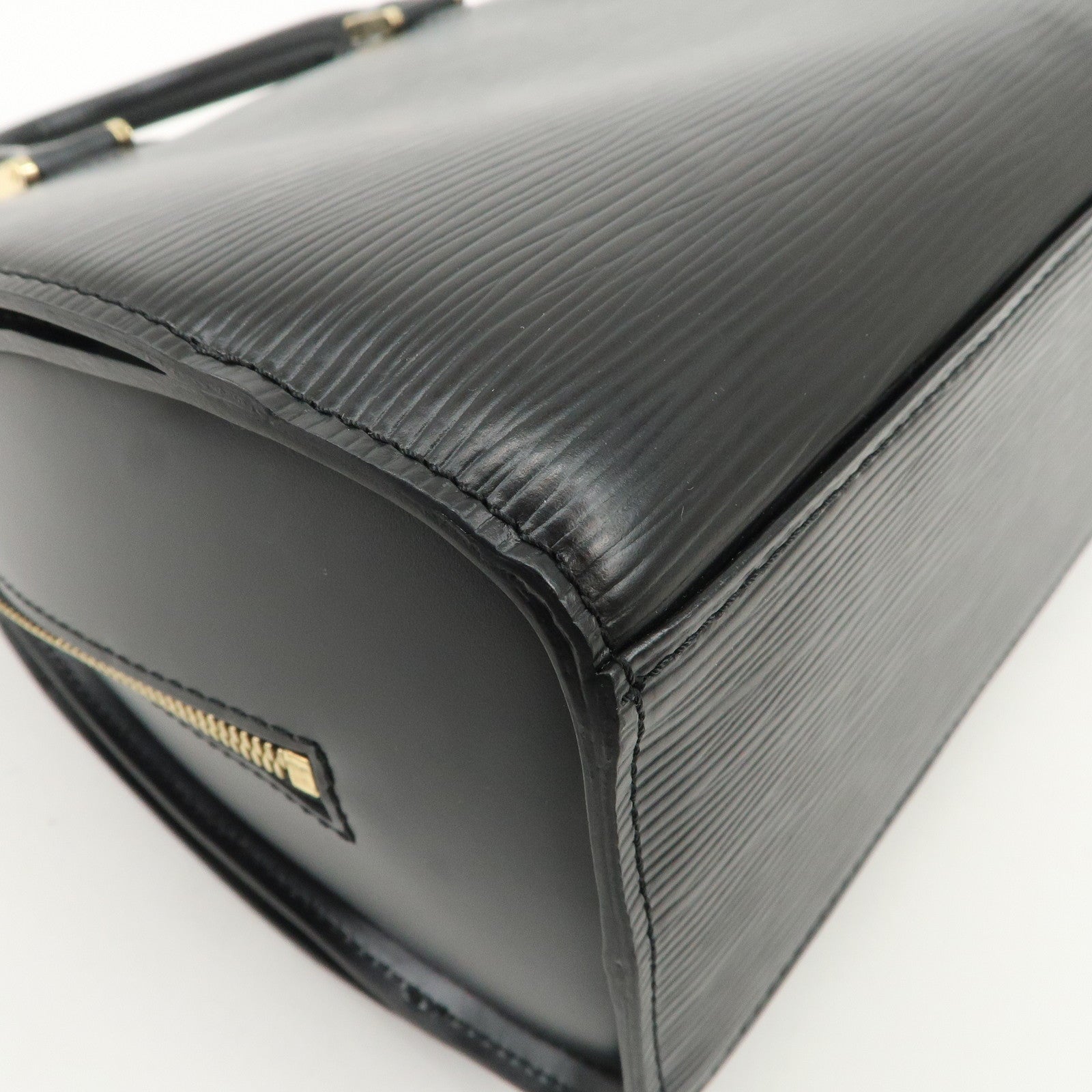 Louis Vuitton Epi Leather Pont Neuf Hand Bag Black Noir M52052