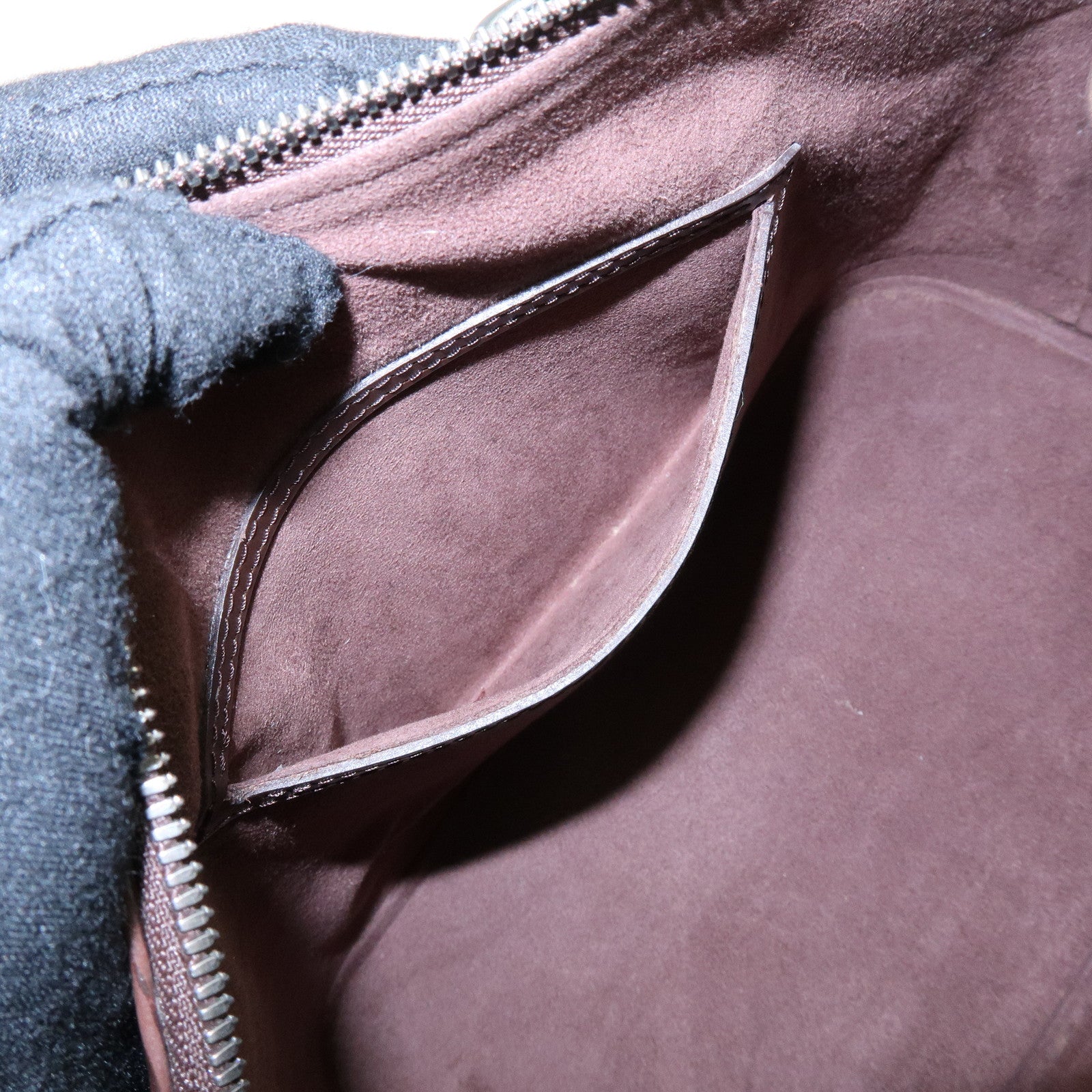 Louis Vuitton Epi Leather Alma Hand Bag Mocha Brown M5214D