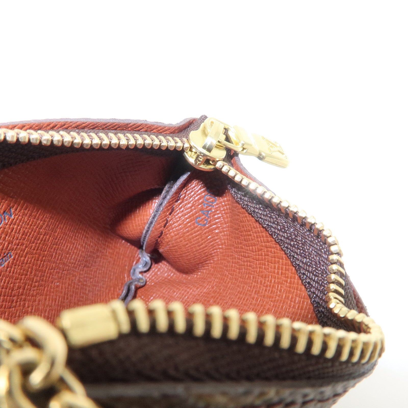 Louis Vuitton Monogram Canvas Pochette Cles Coin Case Brown M62650