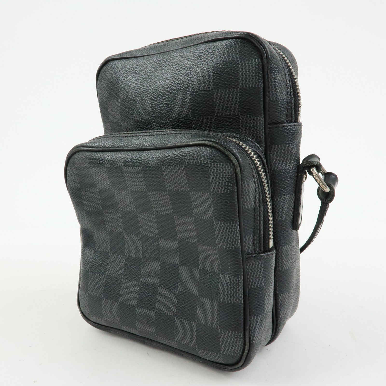 Louis Vuitton Damier Graphite Rem Shoulder Bag Black N41446