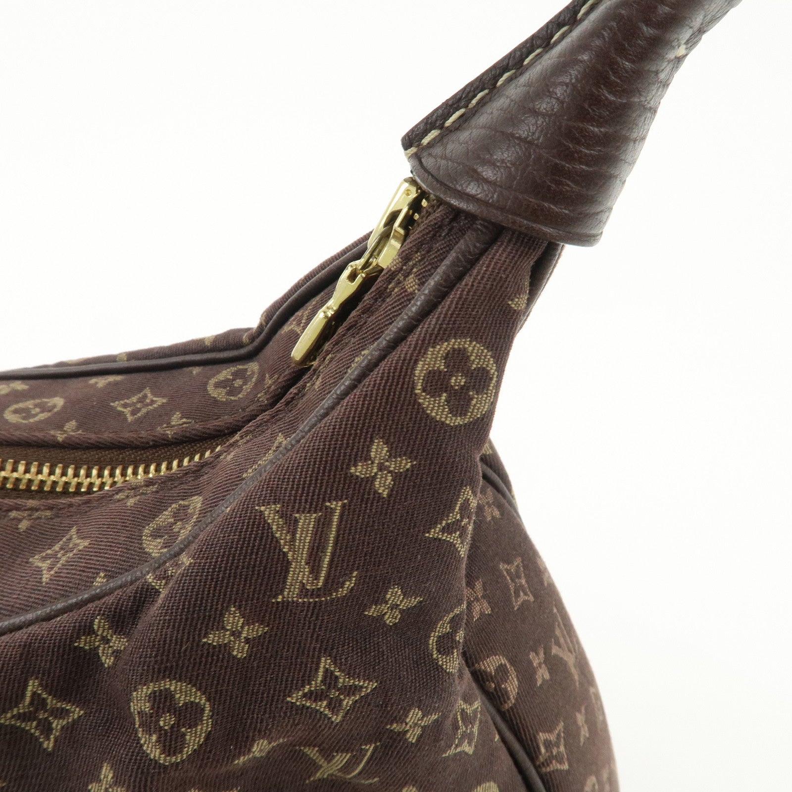Louis Vuitton Monogram Mini Lin Boulogne Shoulder Bag Ebene M95225 Used