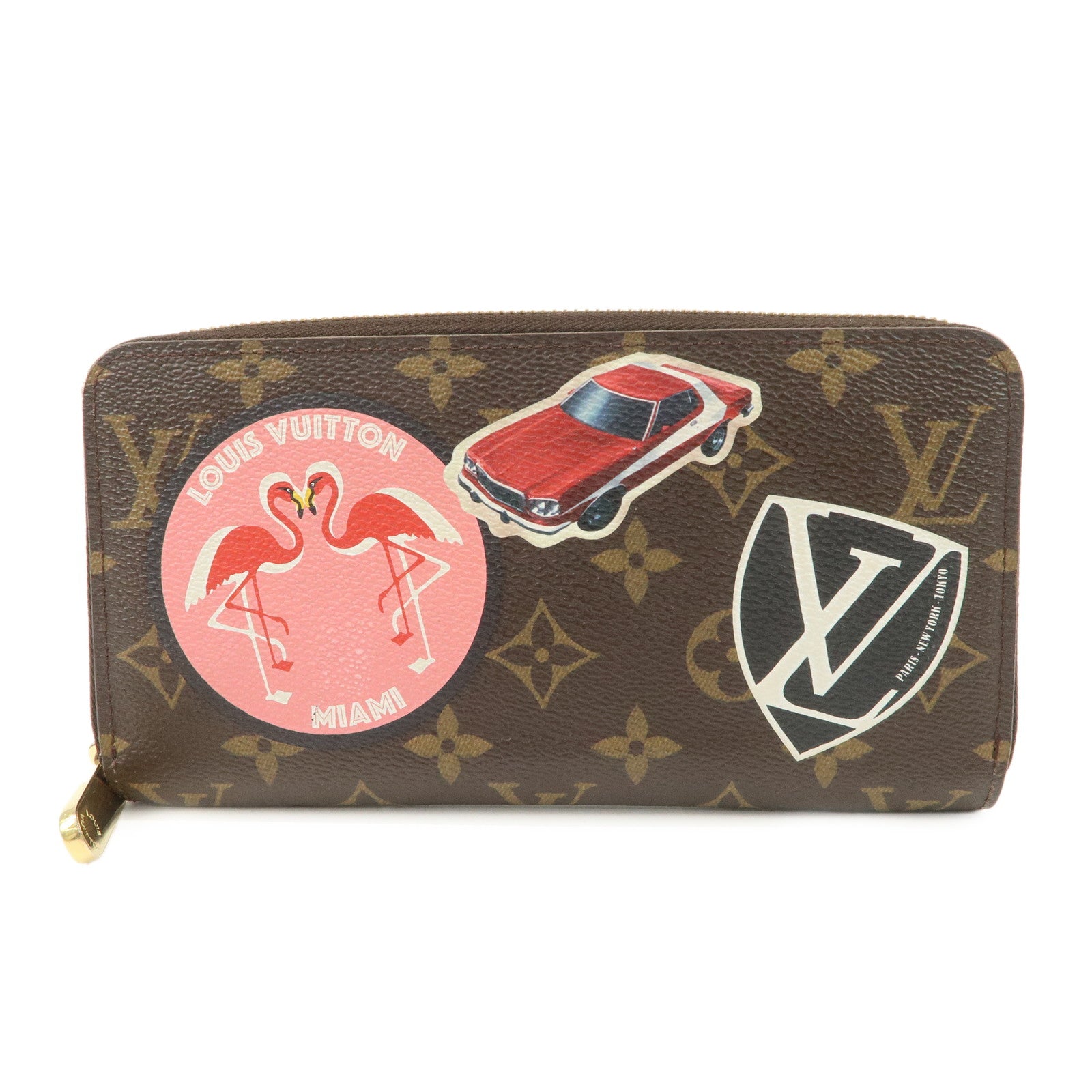Louis Vuitton Monogram Canvas LV World Tour Zippy Wallet M62149