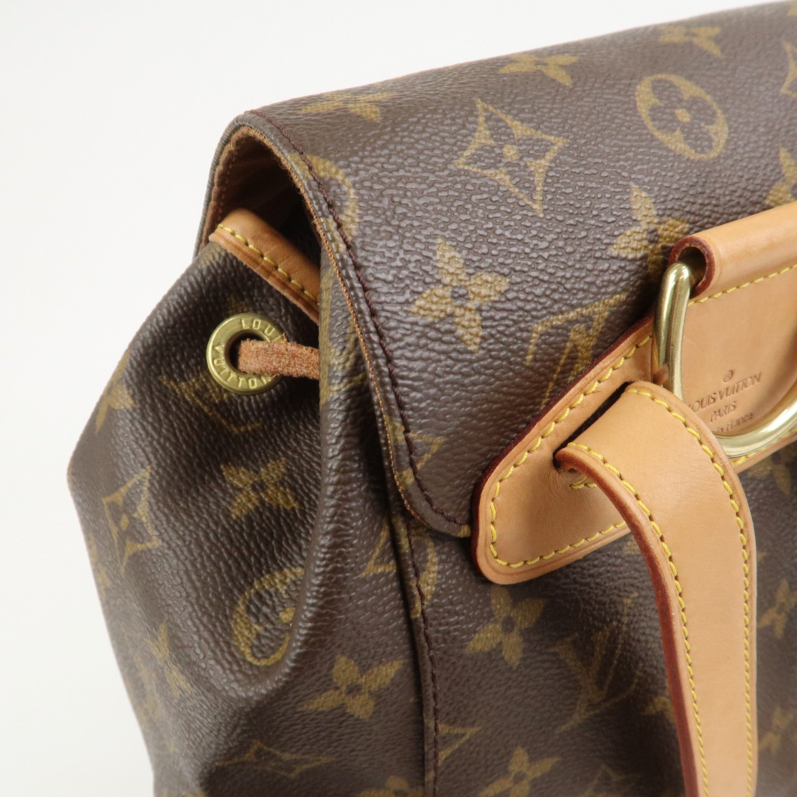 Louis Vuitton Monogram Montsouris MM Backpack Brown M51136