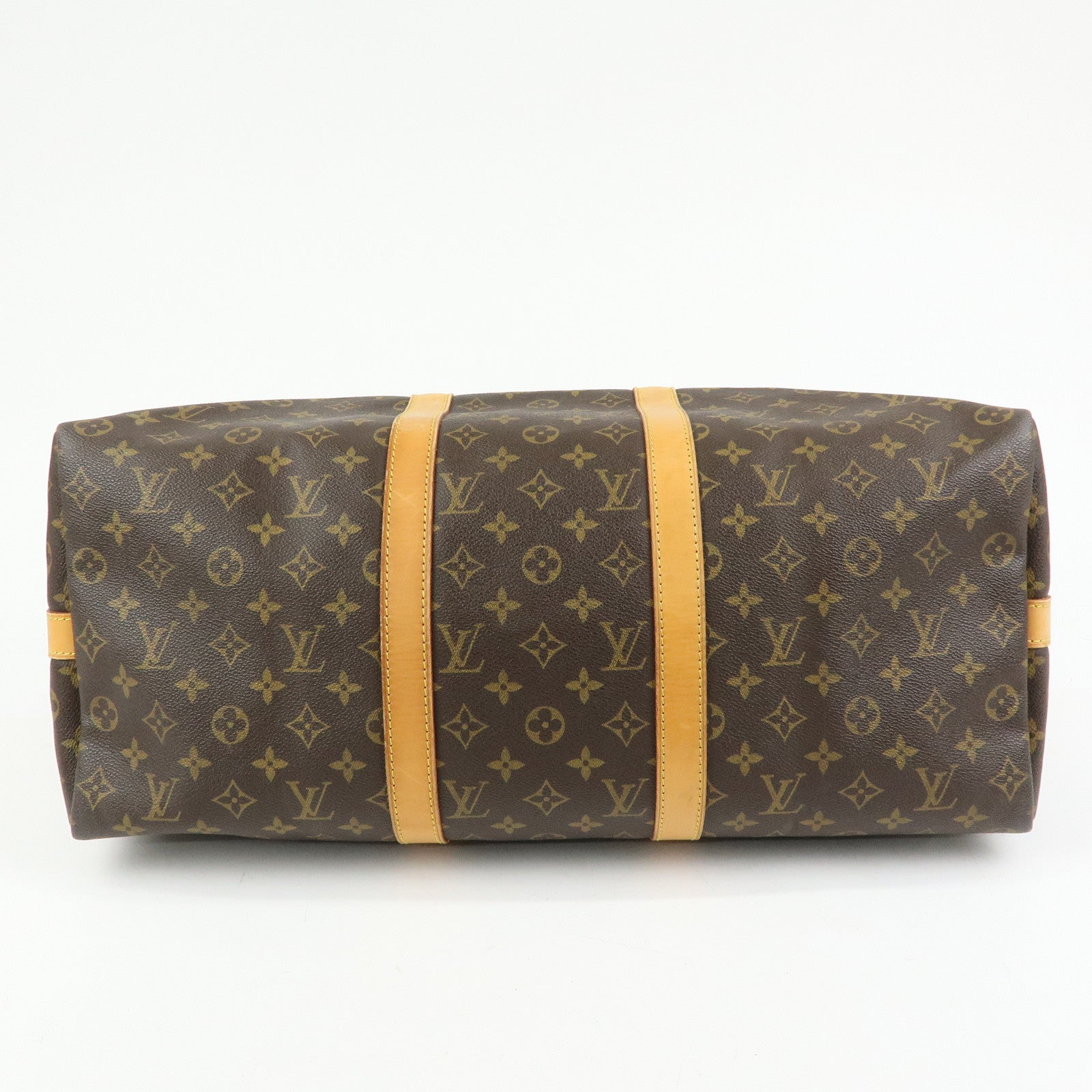 Louis Vuitton Monogram Keep All Bandouliere 50 Boston Bag M41416