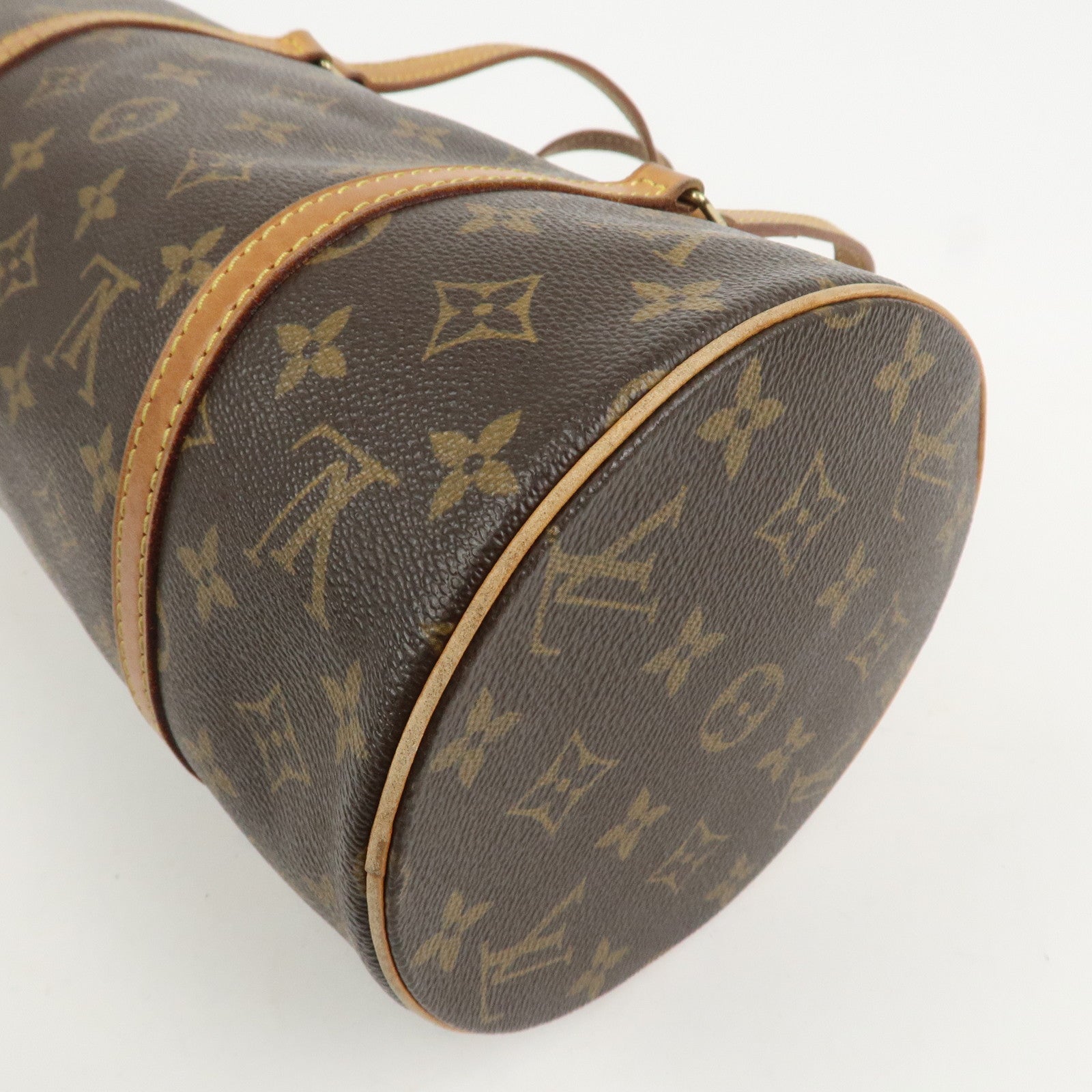 Louis Vuitton Monogram Papillon 30 Hand Bag New Style Brown M51385