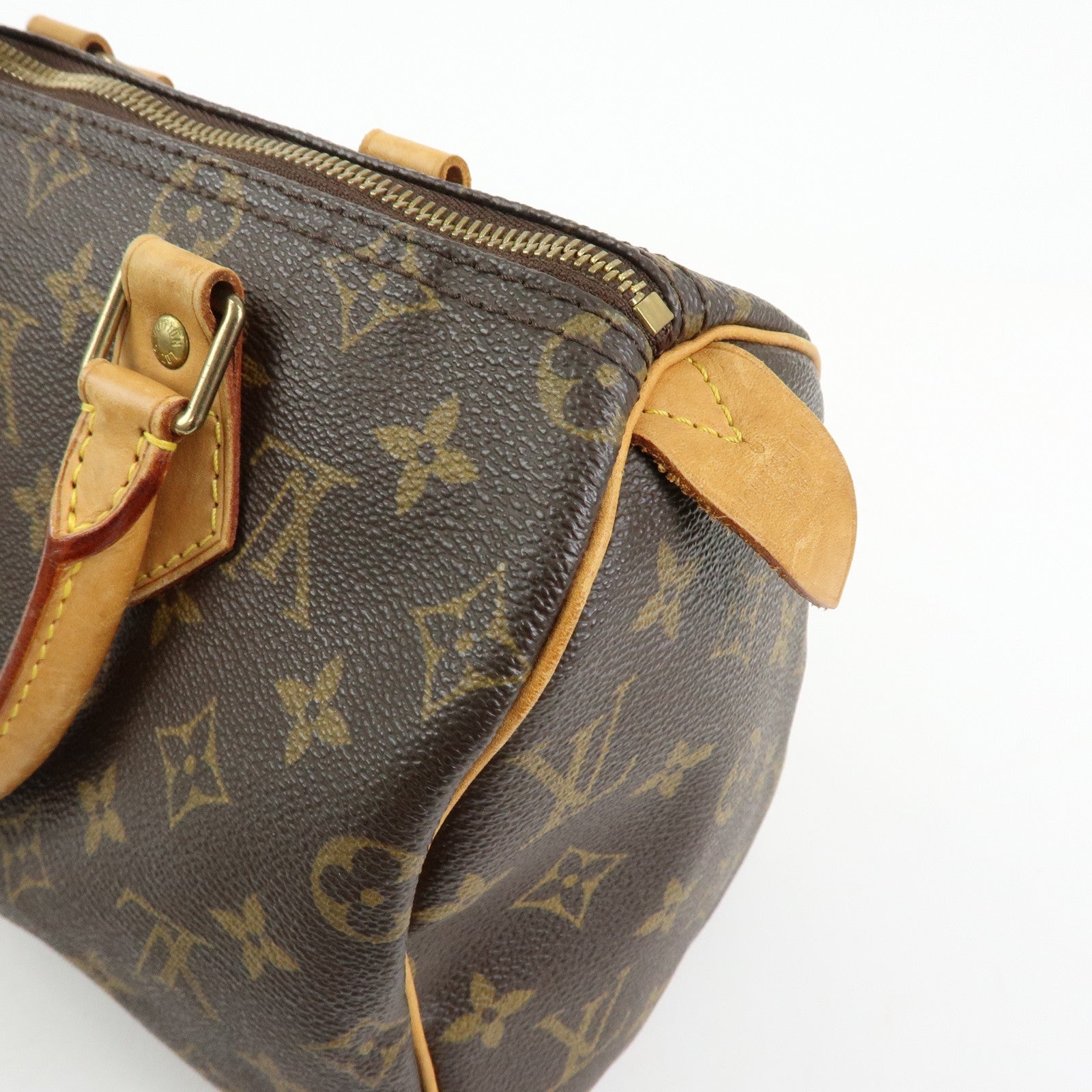 Louis Vuitton Monogram Speedy 25 Boston Bag Hand Bag Brown M41528