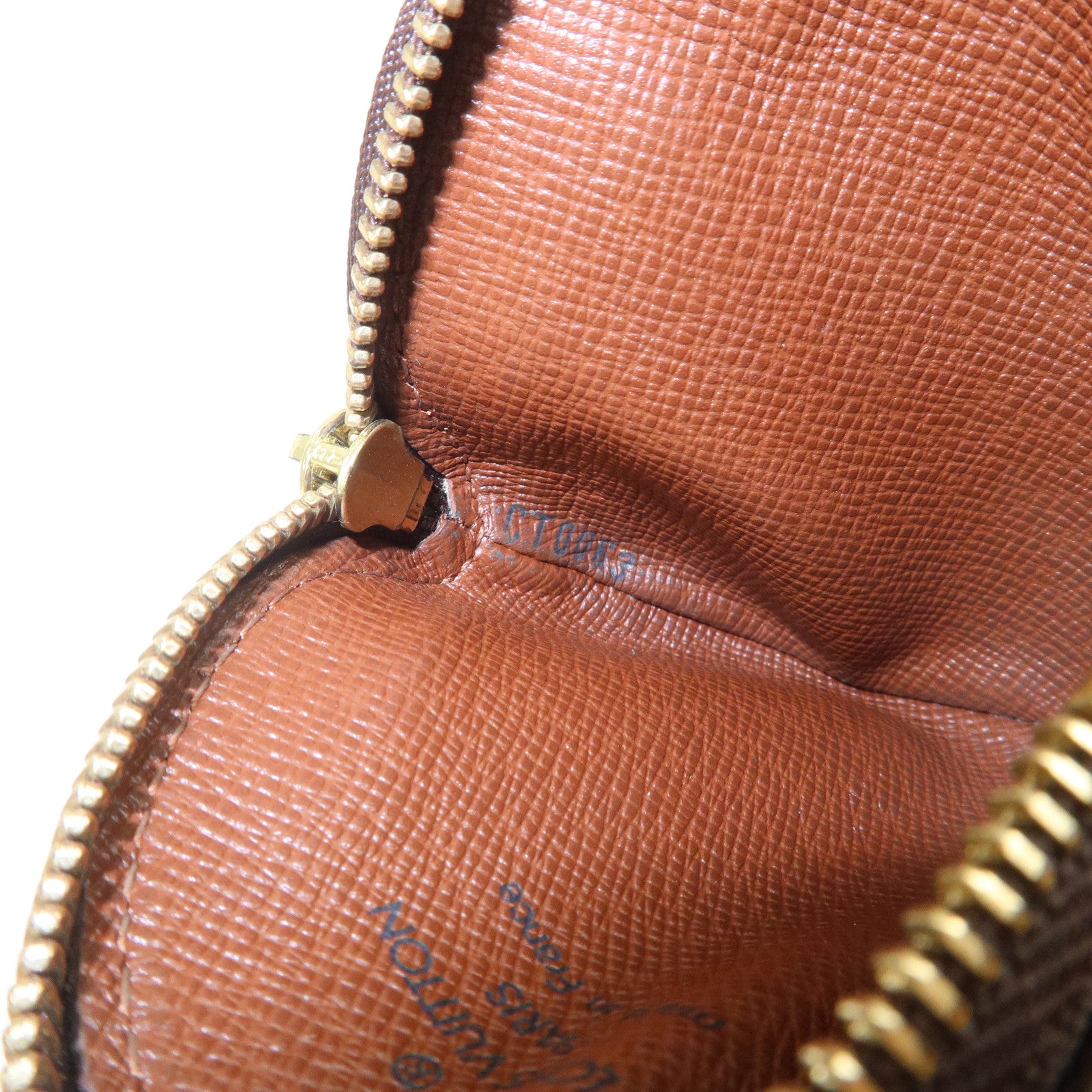 Louis Vuitton Monogram Porte Monnaie Rond Coin Case Brown M61926
