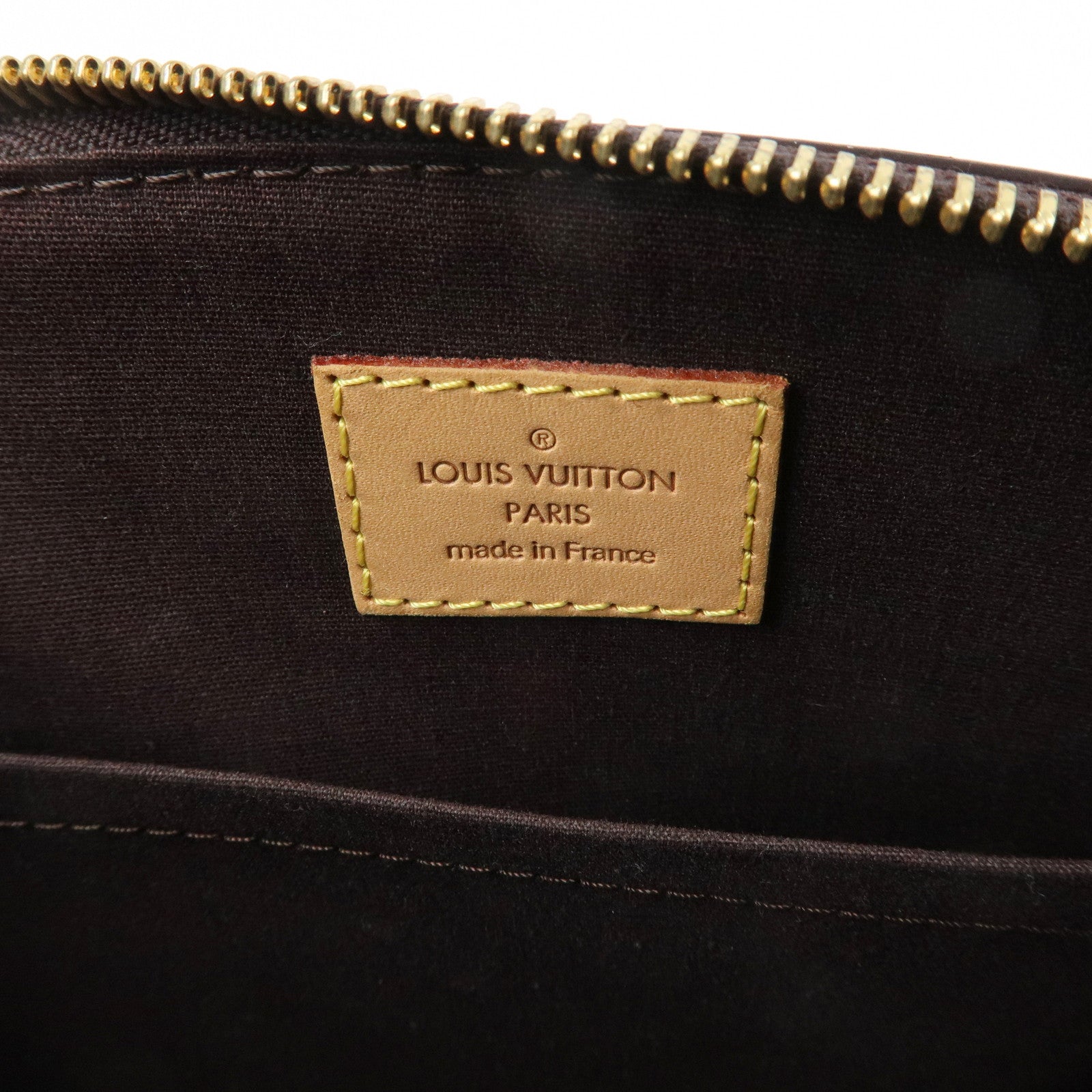 Louis Vuitton Monogram Vernis Leather Sherwood PM Hand Bag M91493