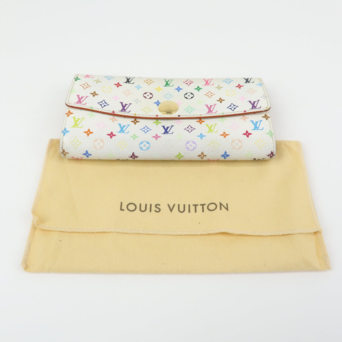 Louis Vuitton Monogram Multicolor Portefeuille Sarah Long Wallet