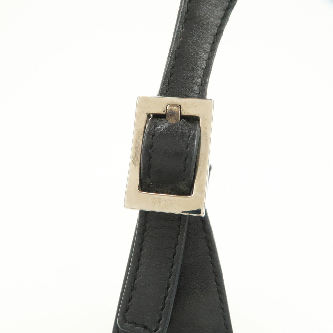 GUCCI Jackie Canvas Leather Shoulder Bag Hand Bag Black 001・9735