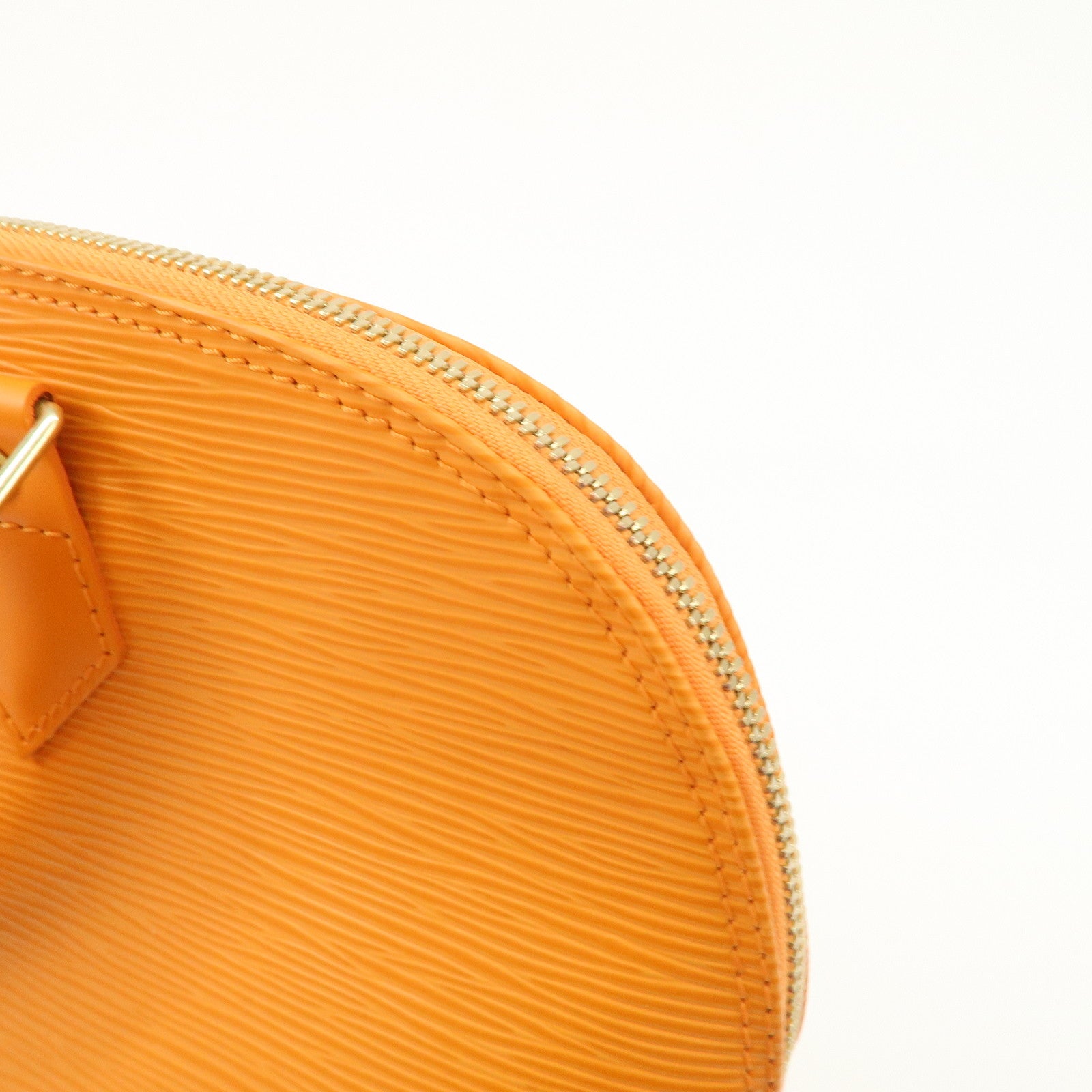 Louis Vuitton Epi Alma Hand Bag Mandarin Orange M5124H