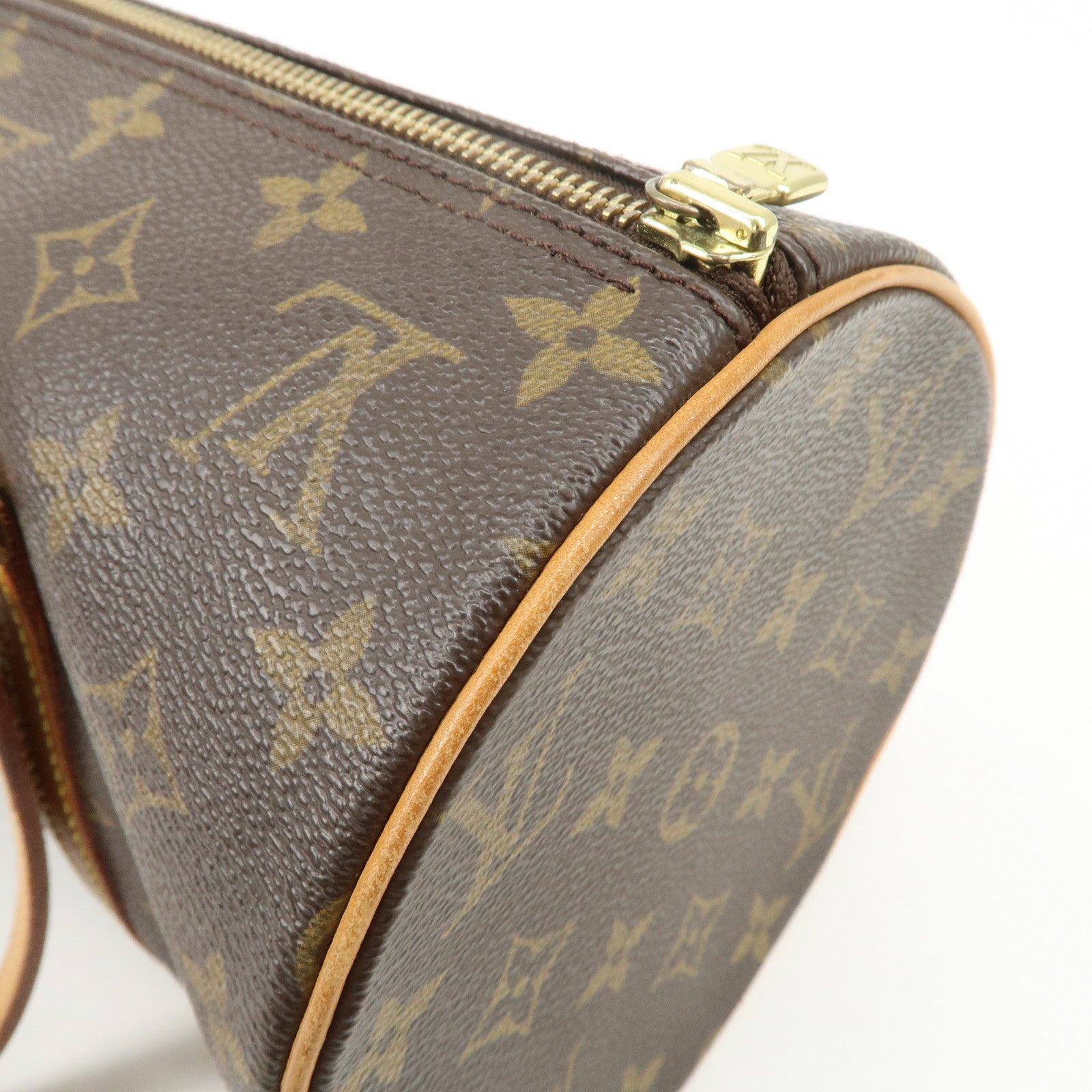 Louis Vuitton Monogram Papillon 30 Hand Bag New Style Brown M51385