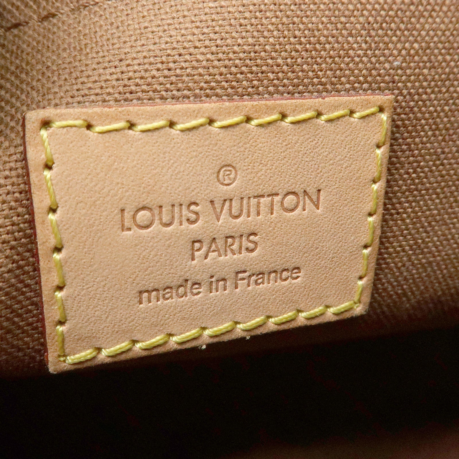 Louis Vuitton Monogram Thames PM Shoulder Bag Brown M56384 Used