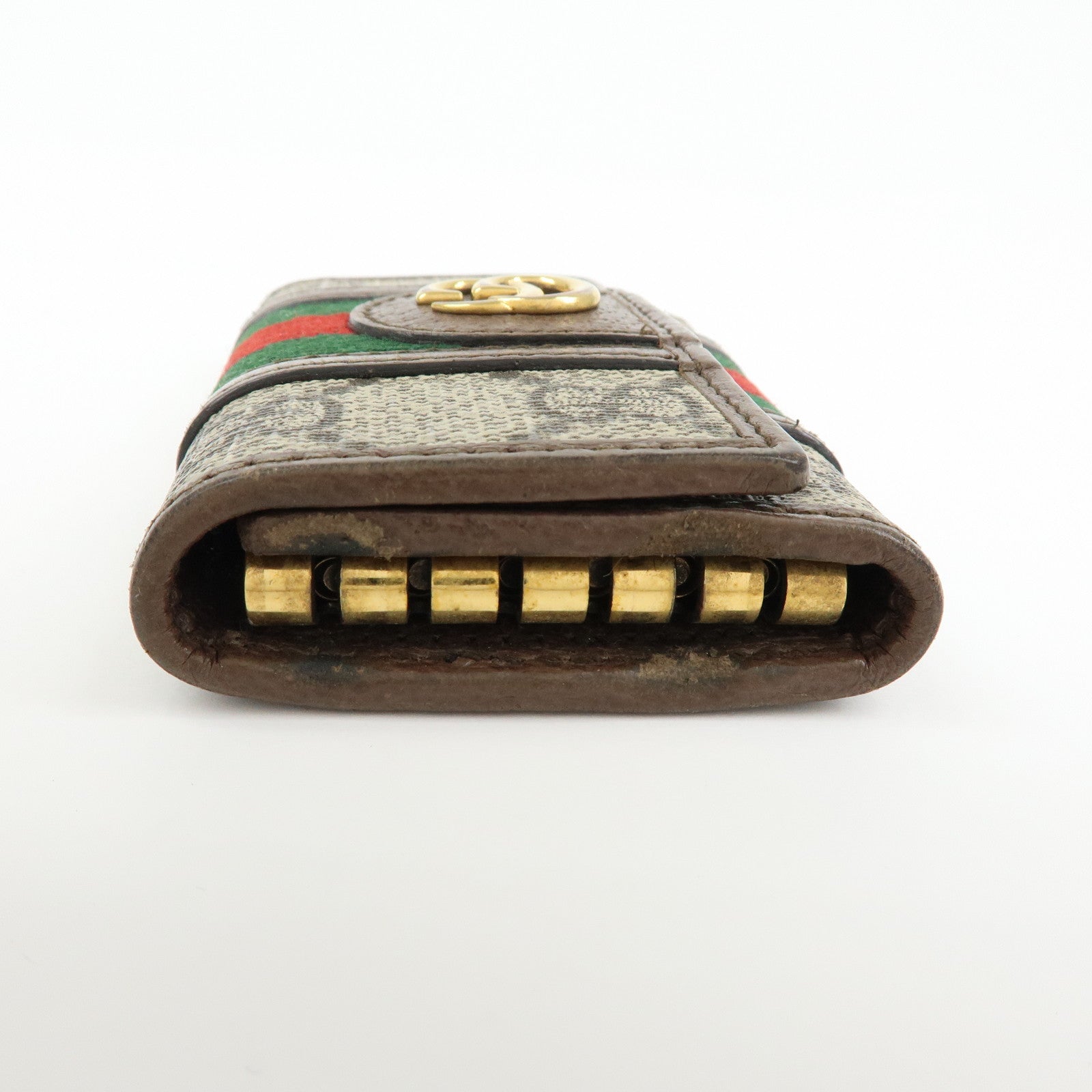 GUCCI GG Marmont Sherry GG Supreme Leather 6 Ring Key Case 603732
