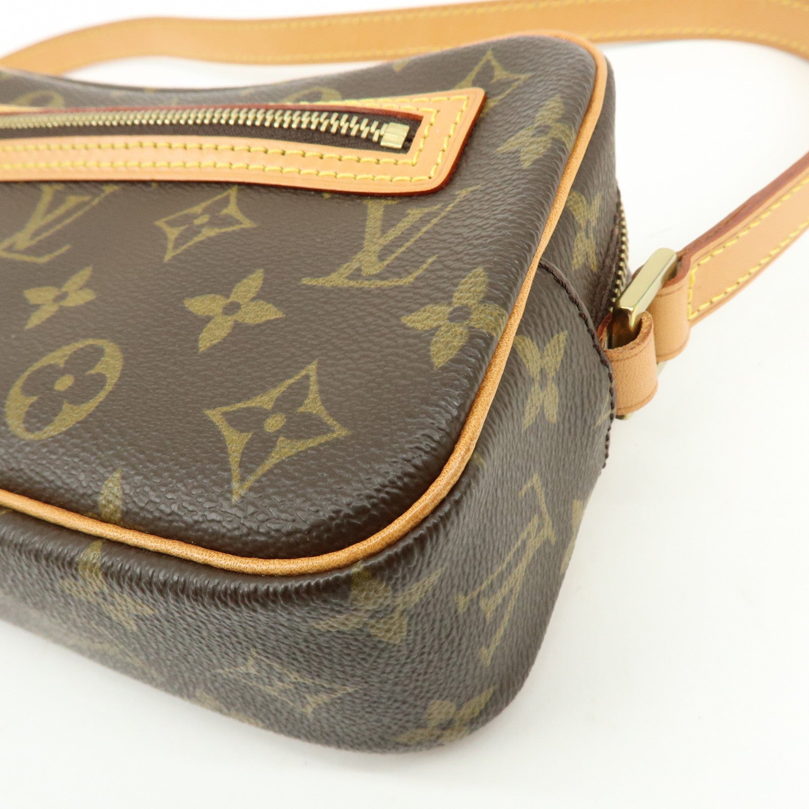 Louis Vuitton Monogram Pochette Cite Shoulder Bag Brown M51183