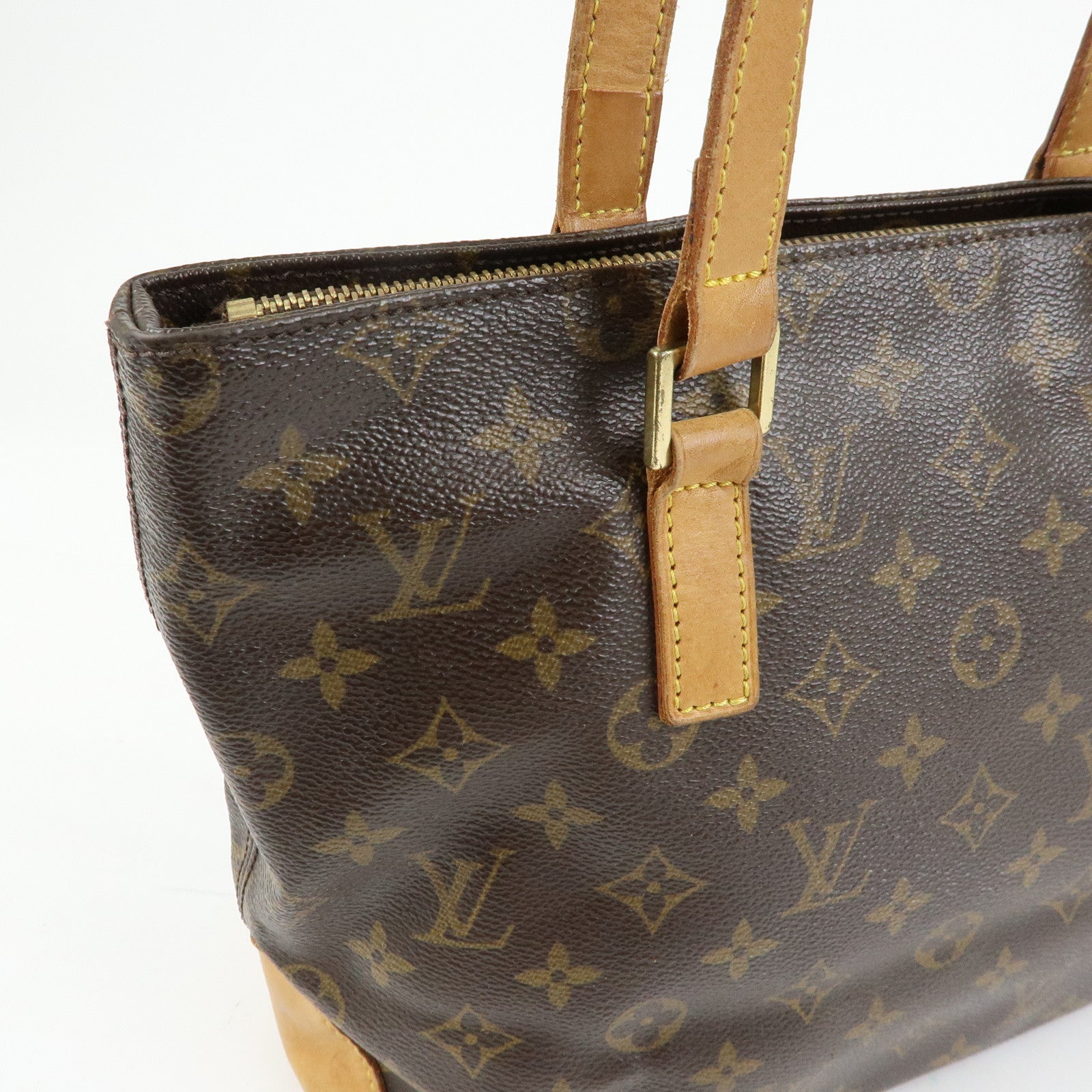 Louis Vuitton Monogram Cabas Piano Tote Bag Hand Bag M51148