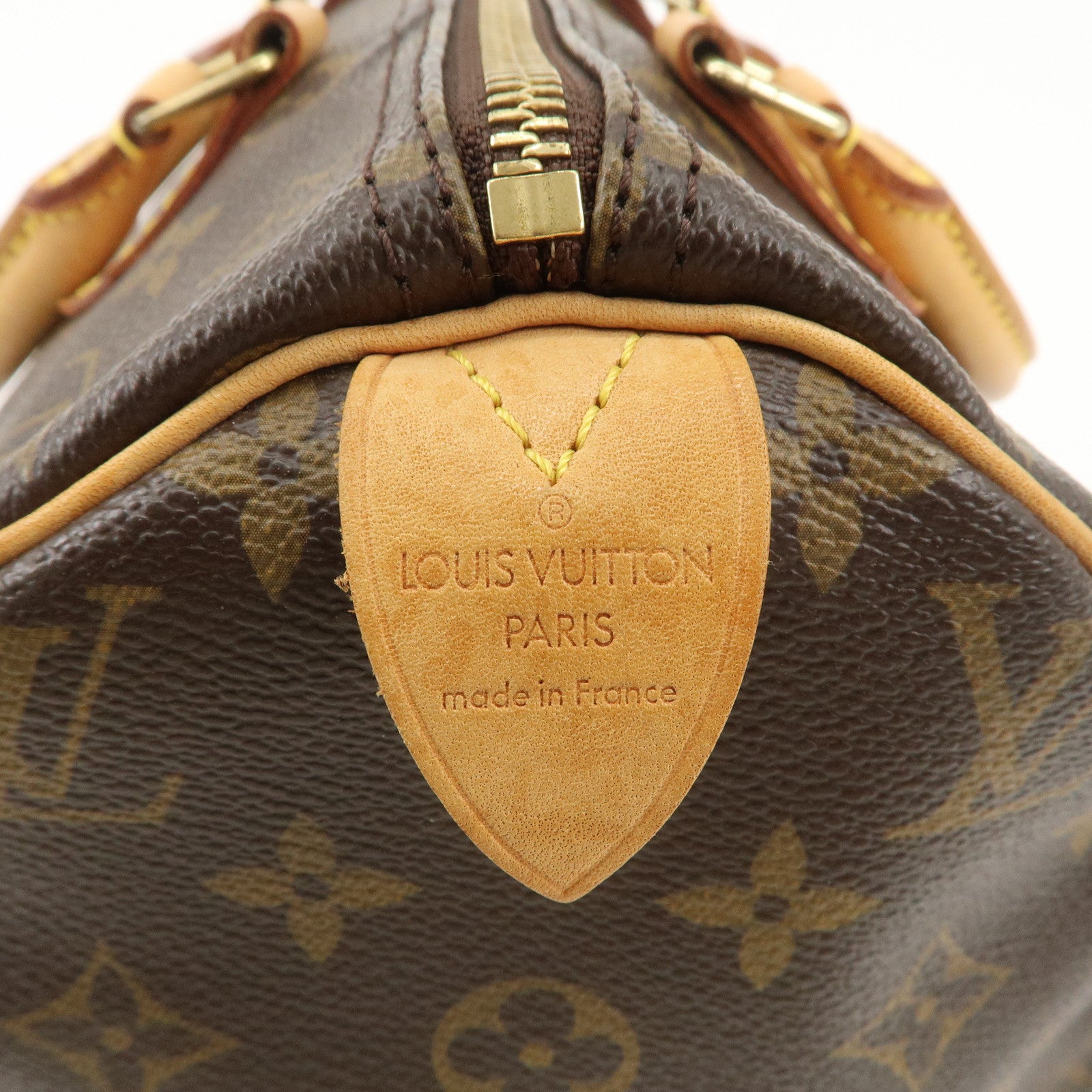 Louis Vuitton Monogram Speedy 30 Hand Bag Boston Bag M41526 Used