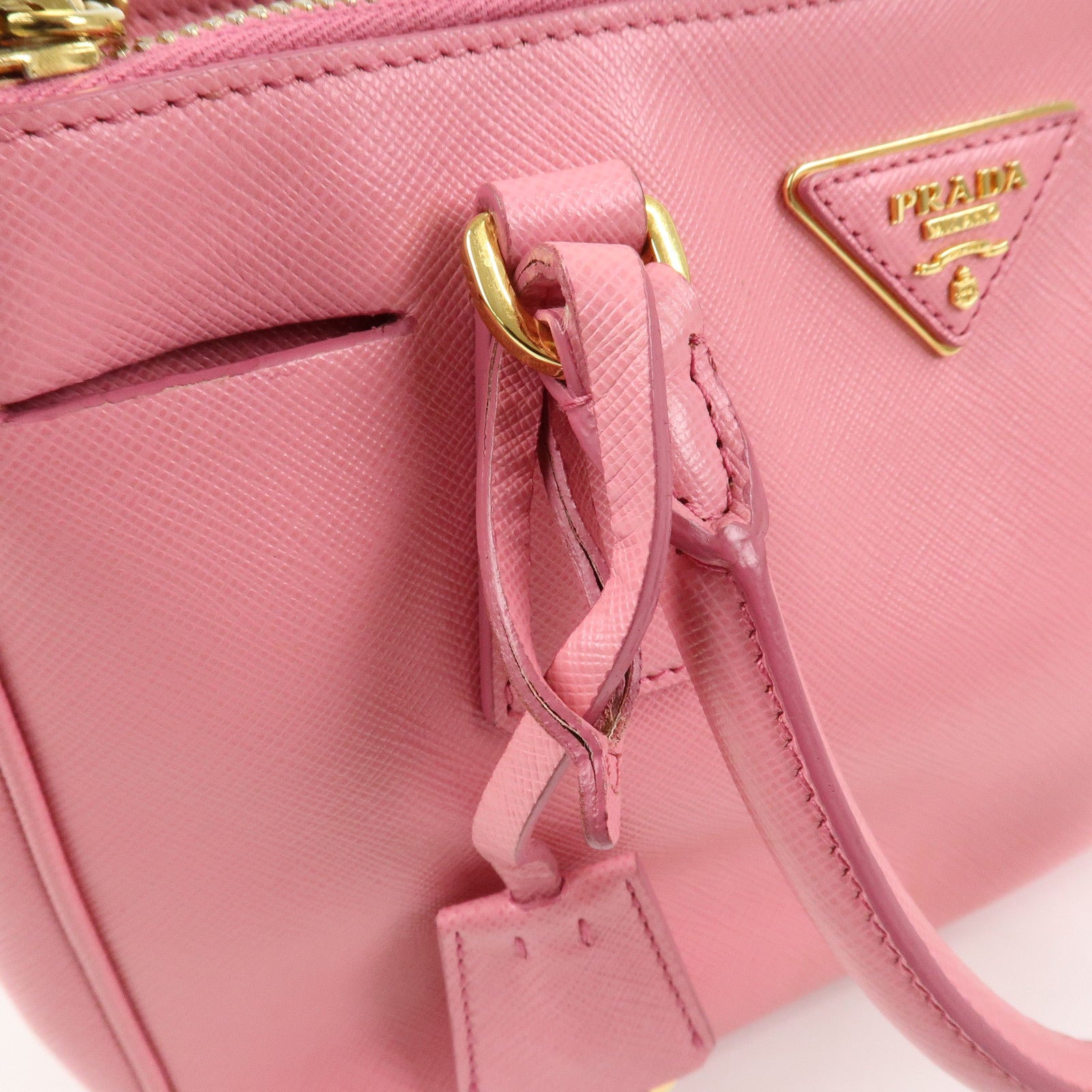 PRADA Galleria Saffiano Leather 2 Way Bag Hand Shoulder Bag 1BA896