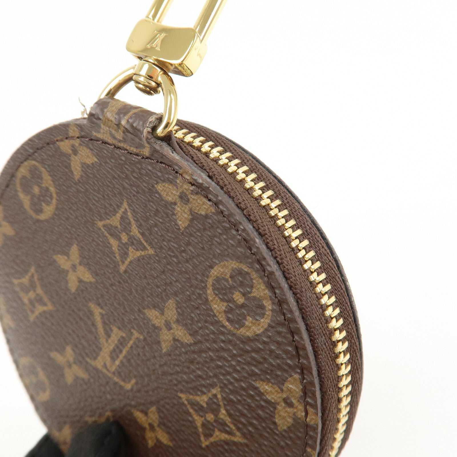 Louis Vuitton Monogram Canvas Coin Case Coin Wallet Brown