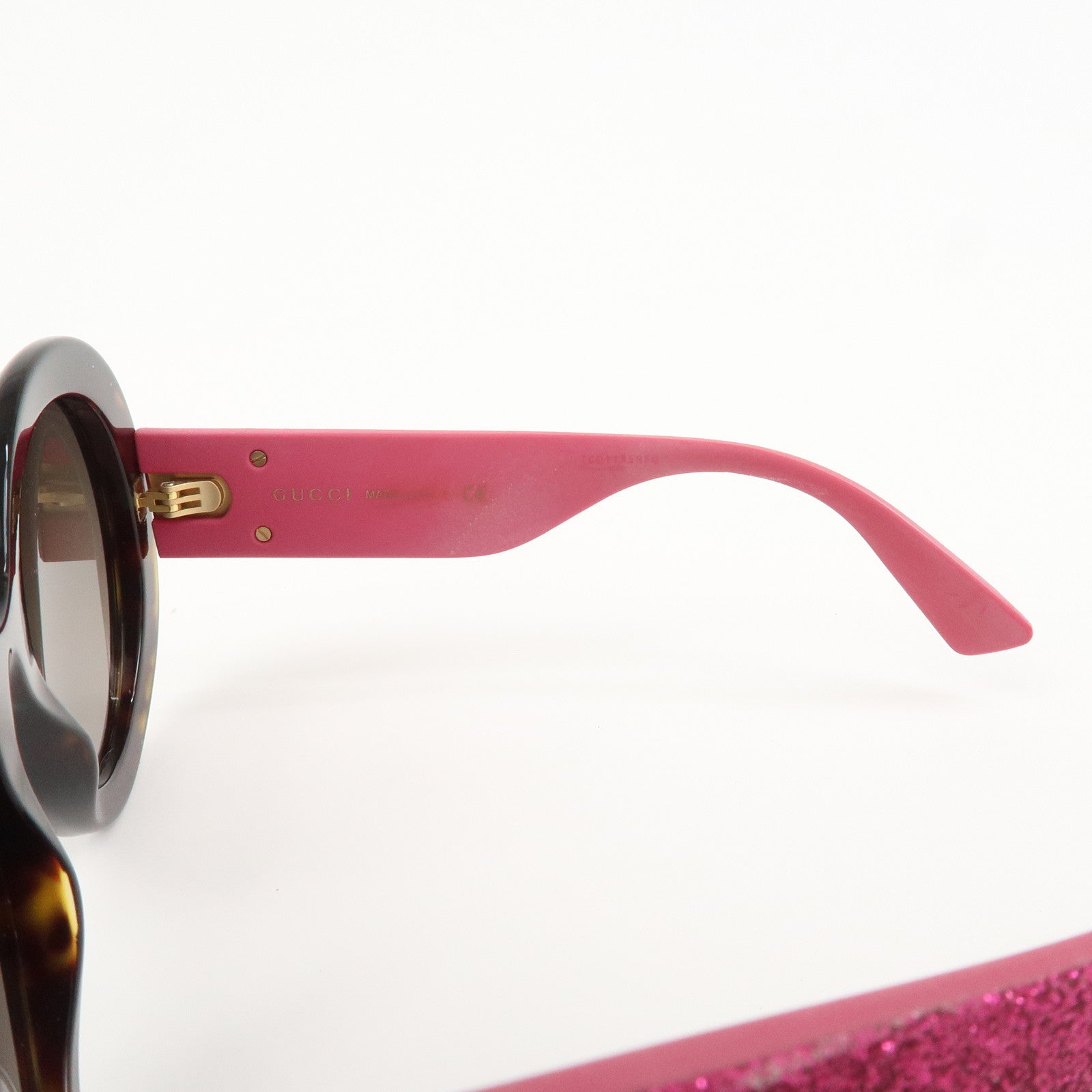 GUCCI Interlocking G Plastic Sunglasses 003 53□24-140 GG0101S