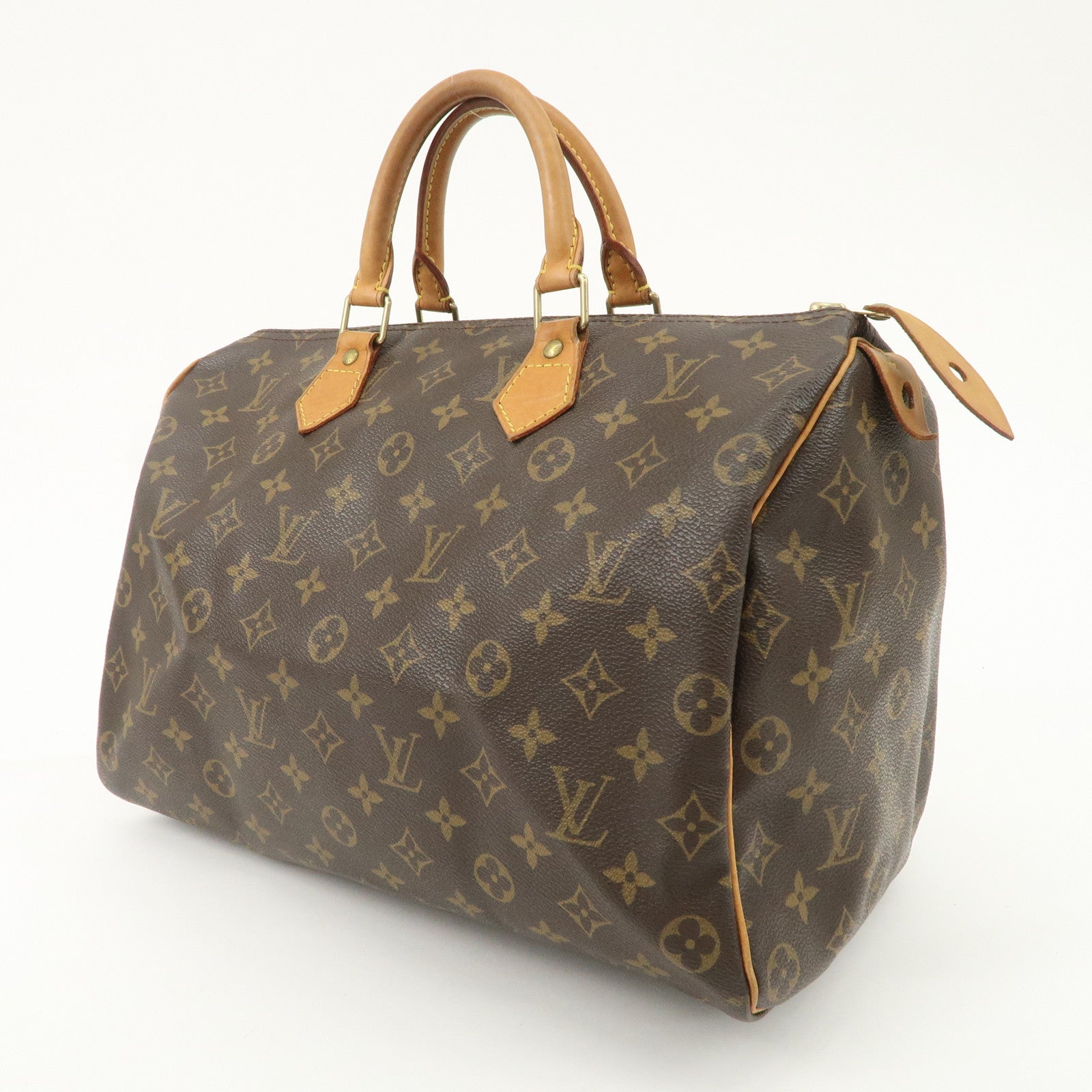 Louis Vuitton Monogram Speedy 35 Hand Bag Boston Bag M41524 Used