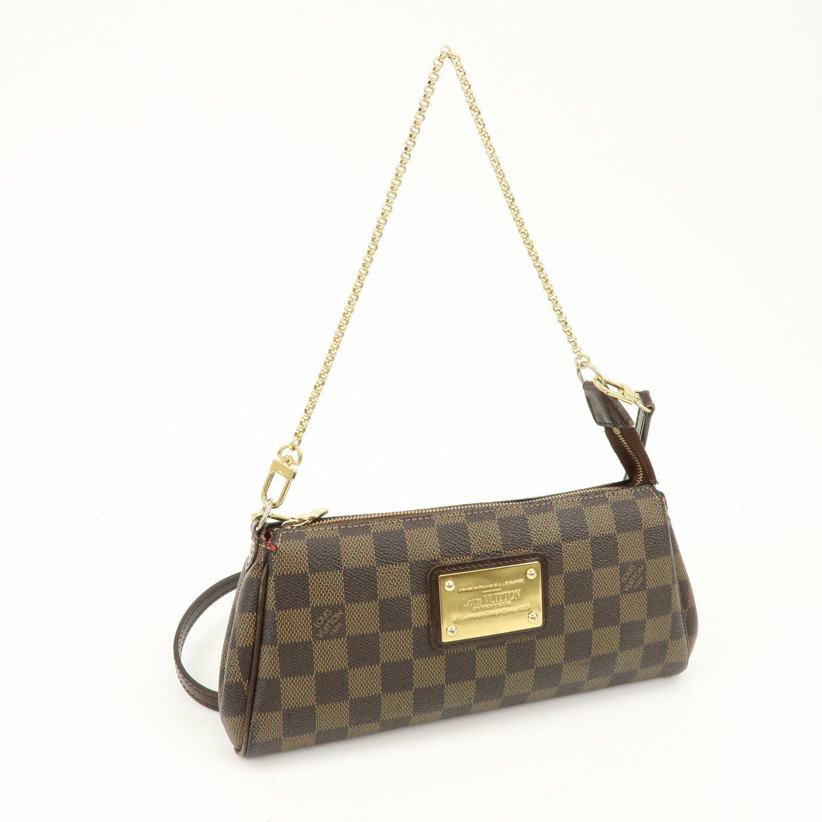 Louis Vuitton Damier Eva 2Way Hand Shoulder Bag Damier Ebene N55213