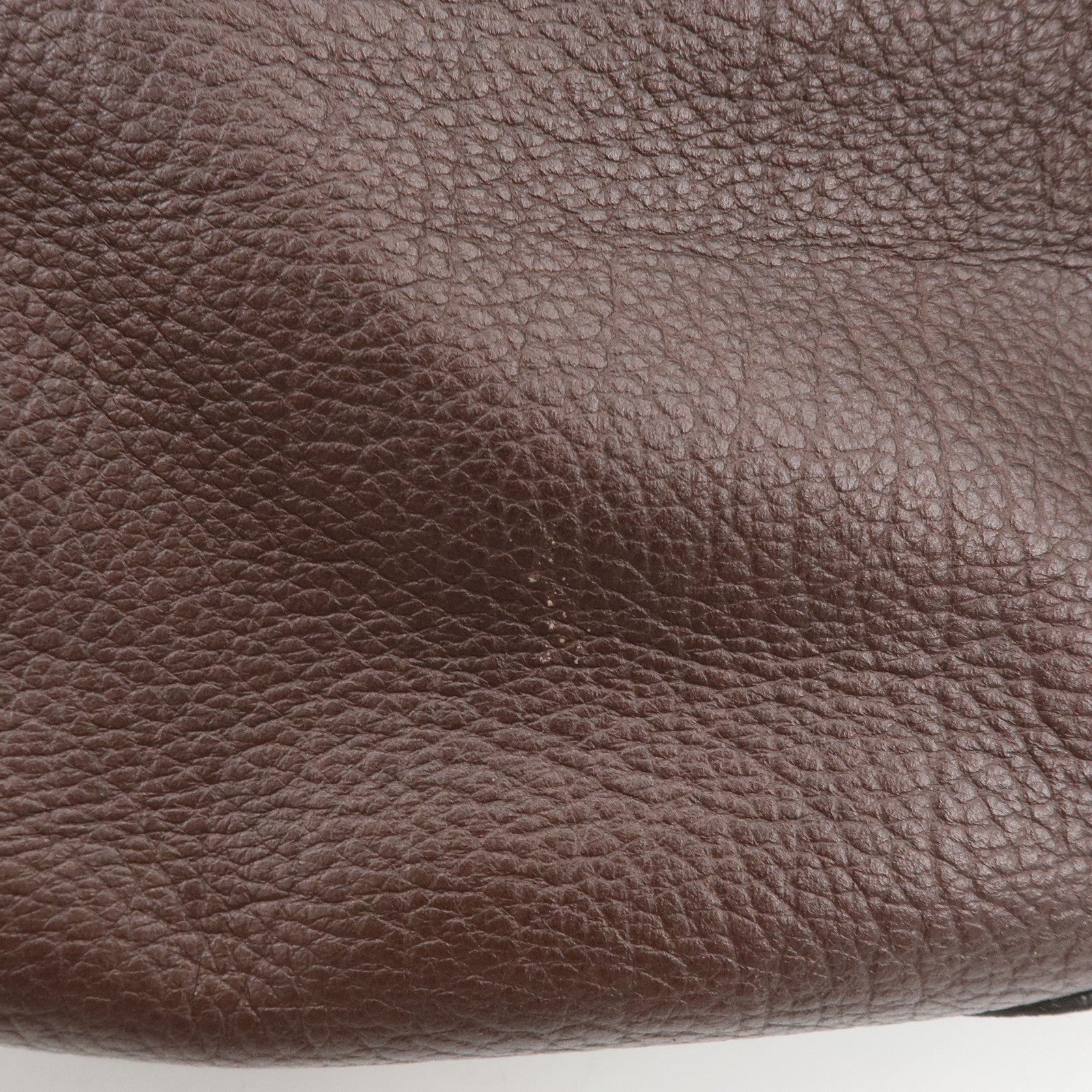 CELINE Triomphe Leather Tote Bag Hand Bag Shoulder Bag Brown