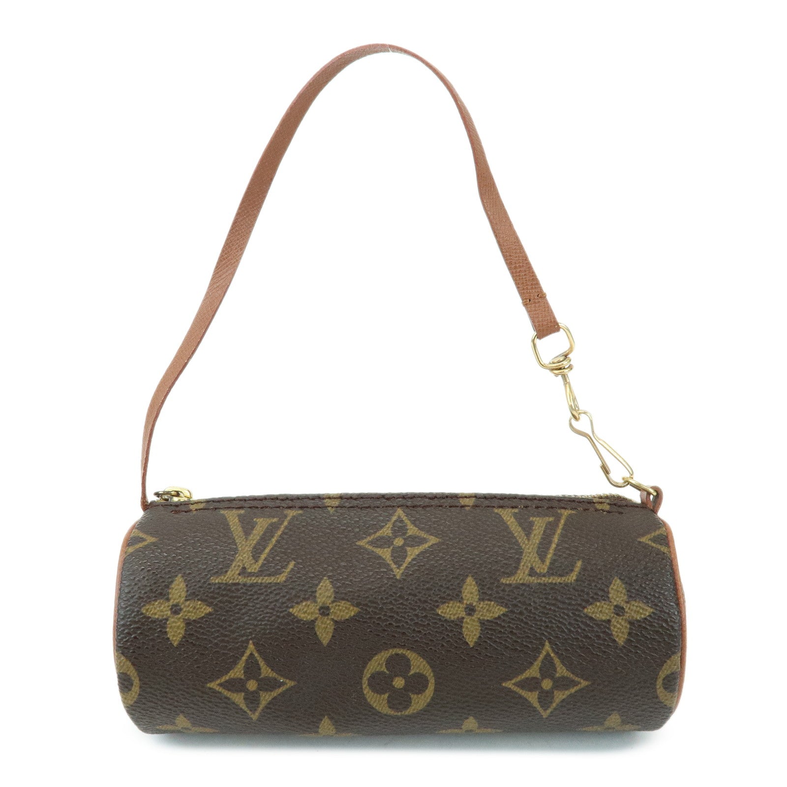 Louis Vuitton Monogram Mini Pouch for Papillon Bag Brown