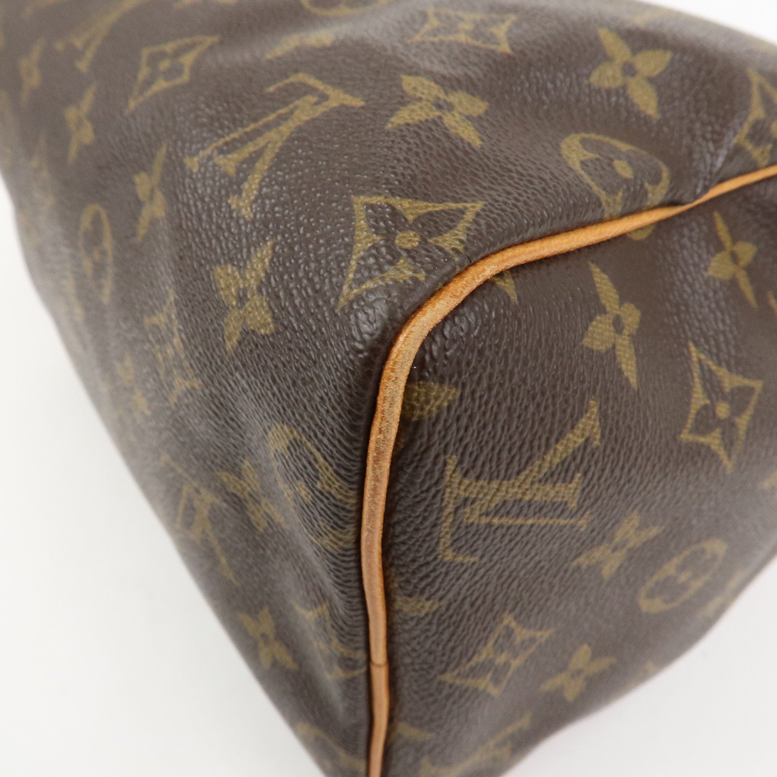 Louis Vuitton Monogram Speedy 25 Boston Bag Hand Bag Brown M41528