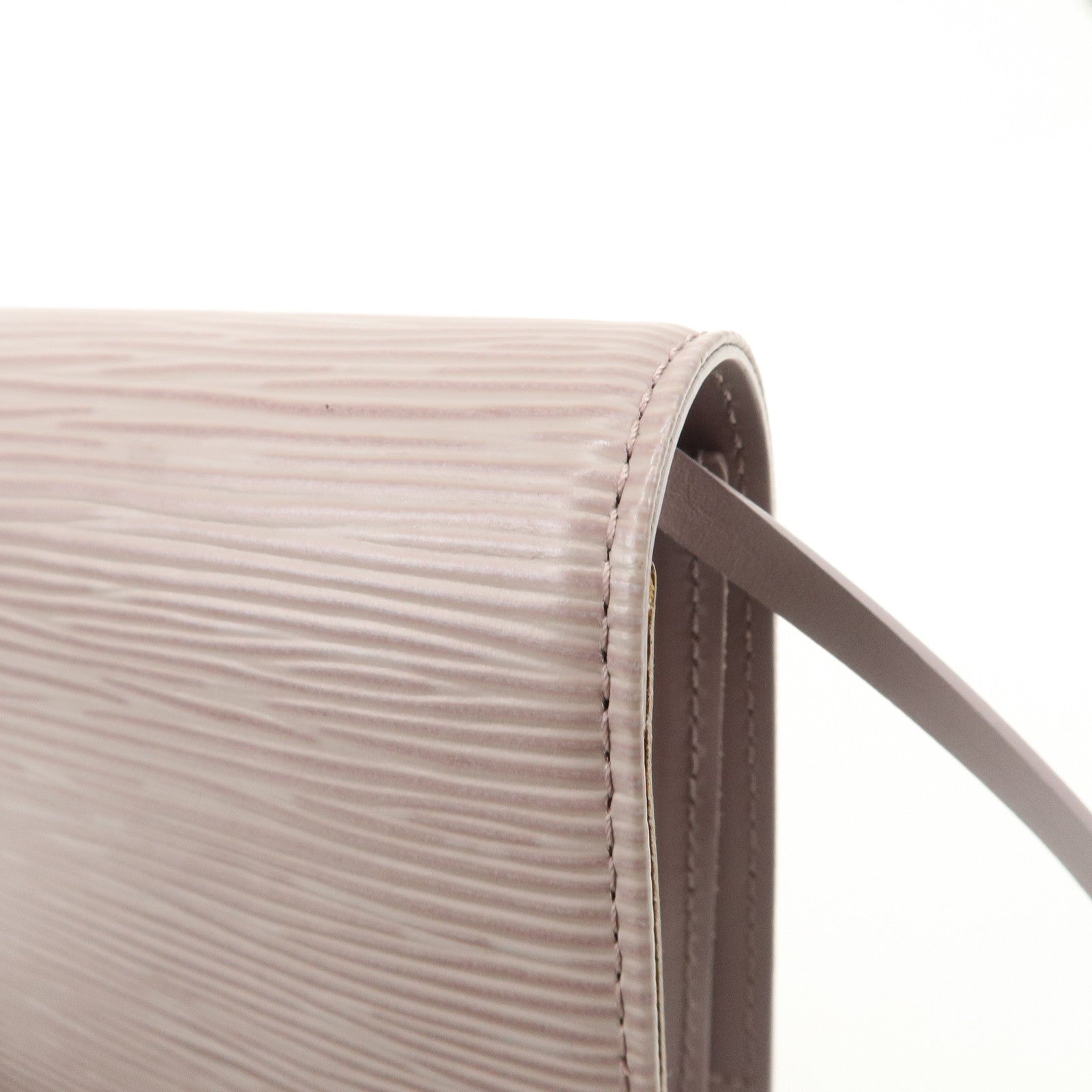 Louis Vuitton Epi Honfleur Hand Bag Shoulder Bag Lilac M5273B Used