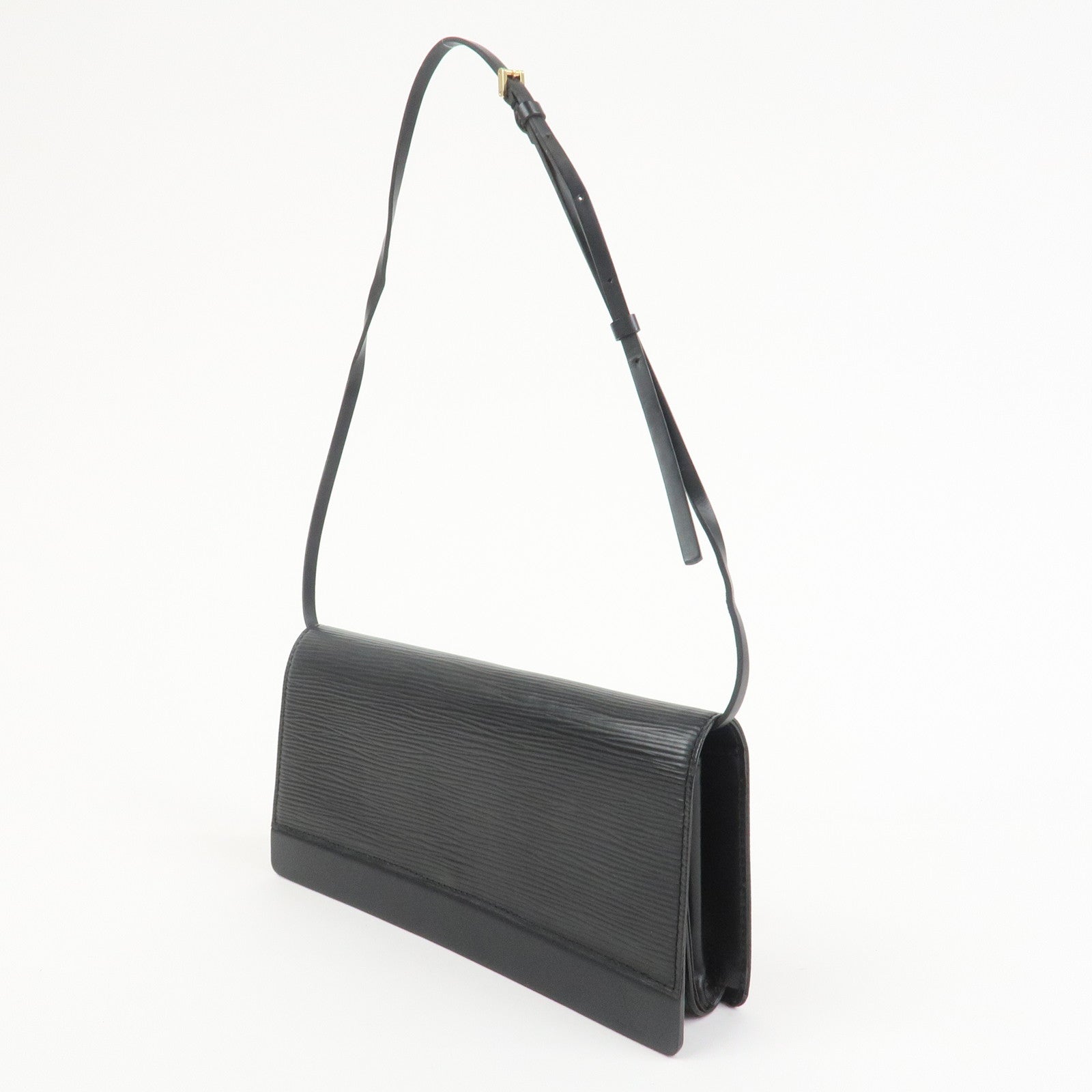 Louis Vuitton Epi Honfleur Shoulder Bag Hand Bag Noir Black M52732