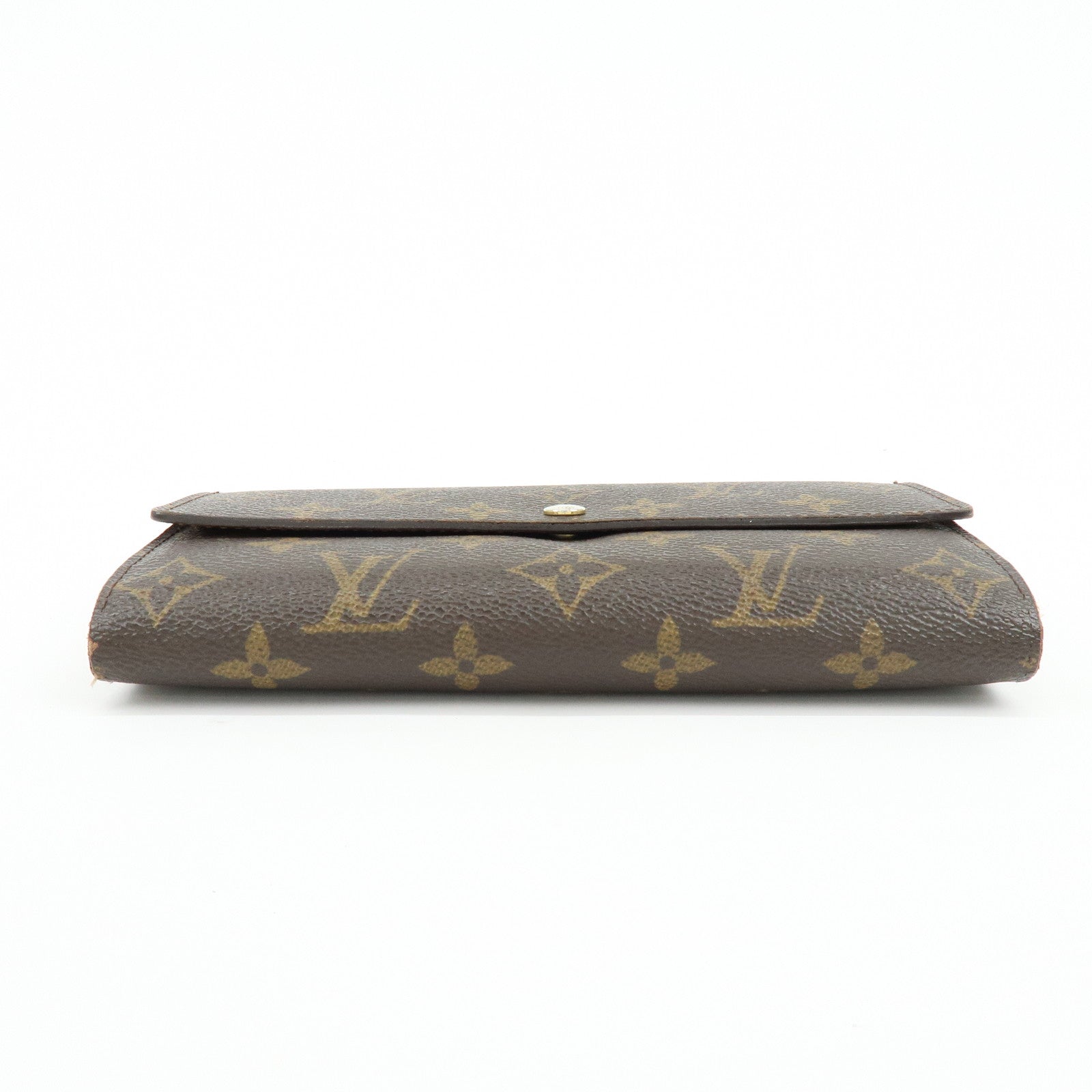 Louis Vuitton Monogram Portefeuille Sarah Long Wallet Brown M61734
