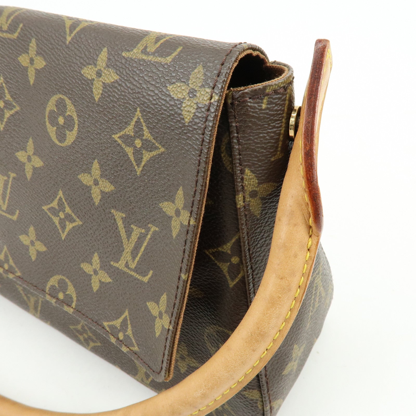 Louis Vuitton Monogram Mini Looping Shoulder Bag Brown M51147