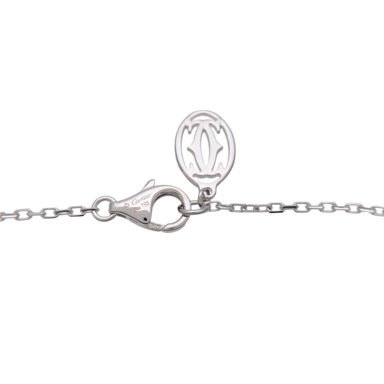 Cartier D'amour 1P Diamond Necklace SM K18 750WG WhiteGold B7215900