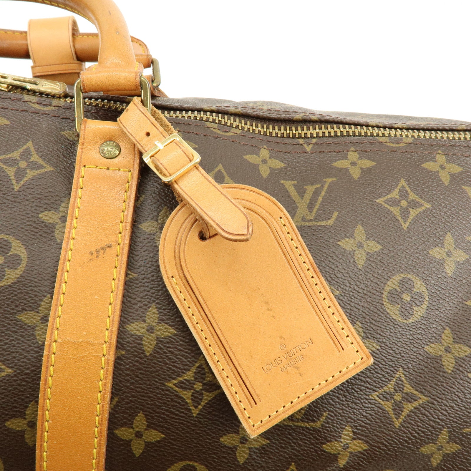Louis Vuitton Monogram Keep All Bandouliere 60 Boston Bag M41412