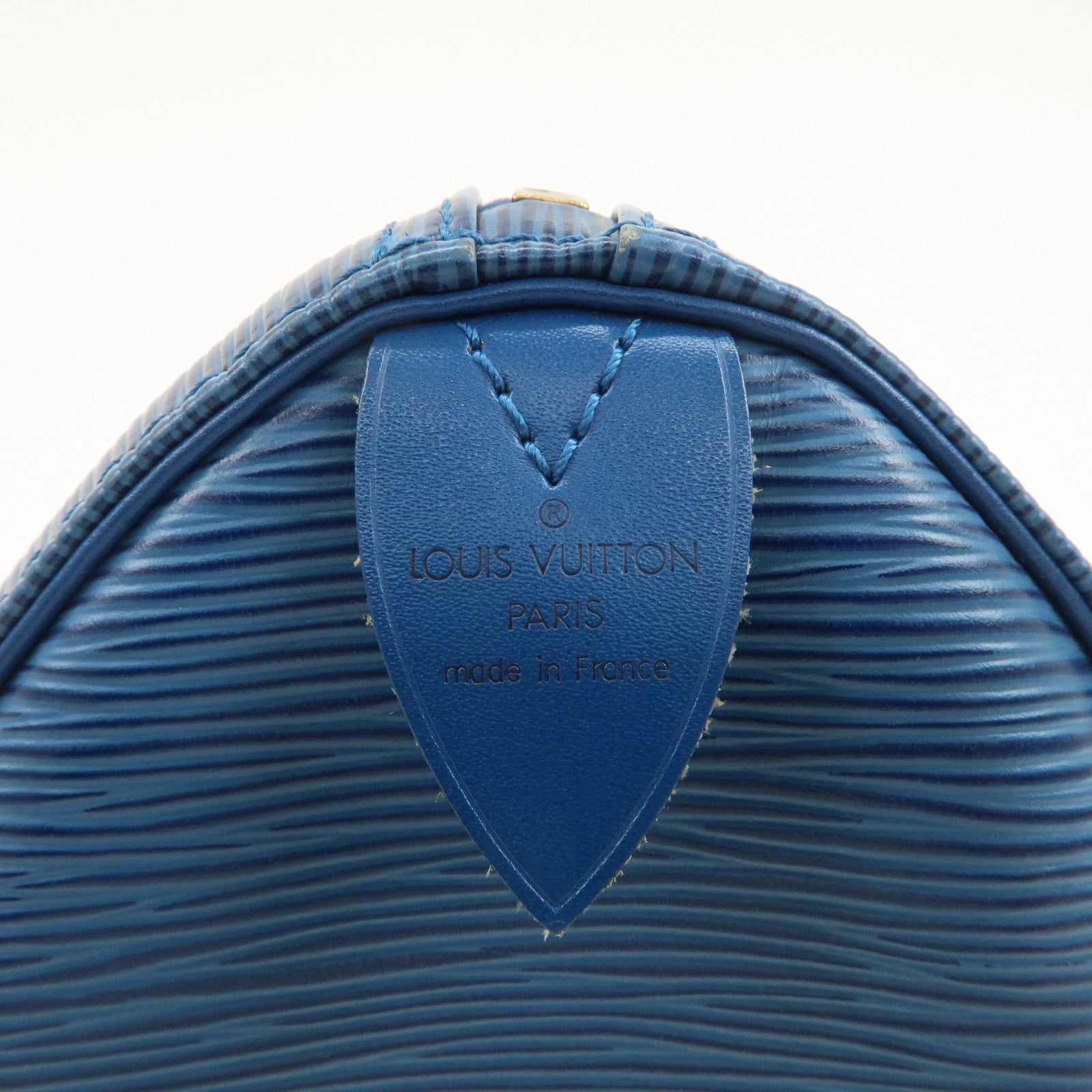 Louis Vuitton Epi Speedy 25 Hand Bag Boston Bag Toledo Blue M43015