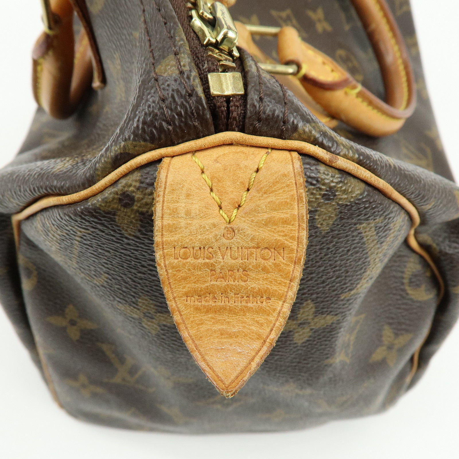 Louis Vuitton Monogram Speedy 30 Boston Bag Hand Bag Brown M41526