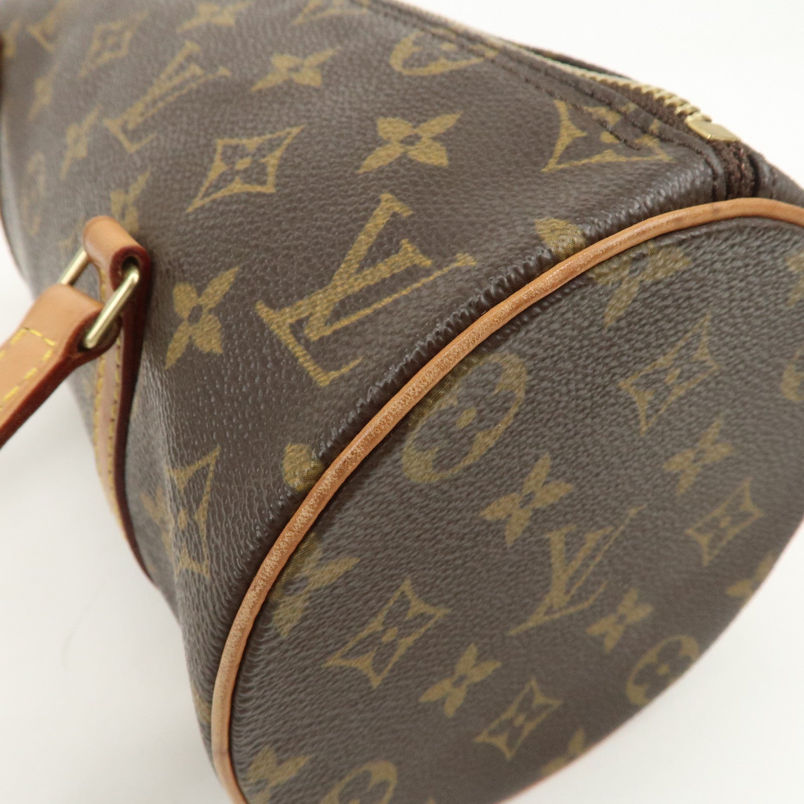 Louis Vuitton Monogram Papillon 26 Hand Bag Brown M51386