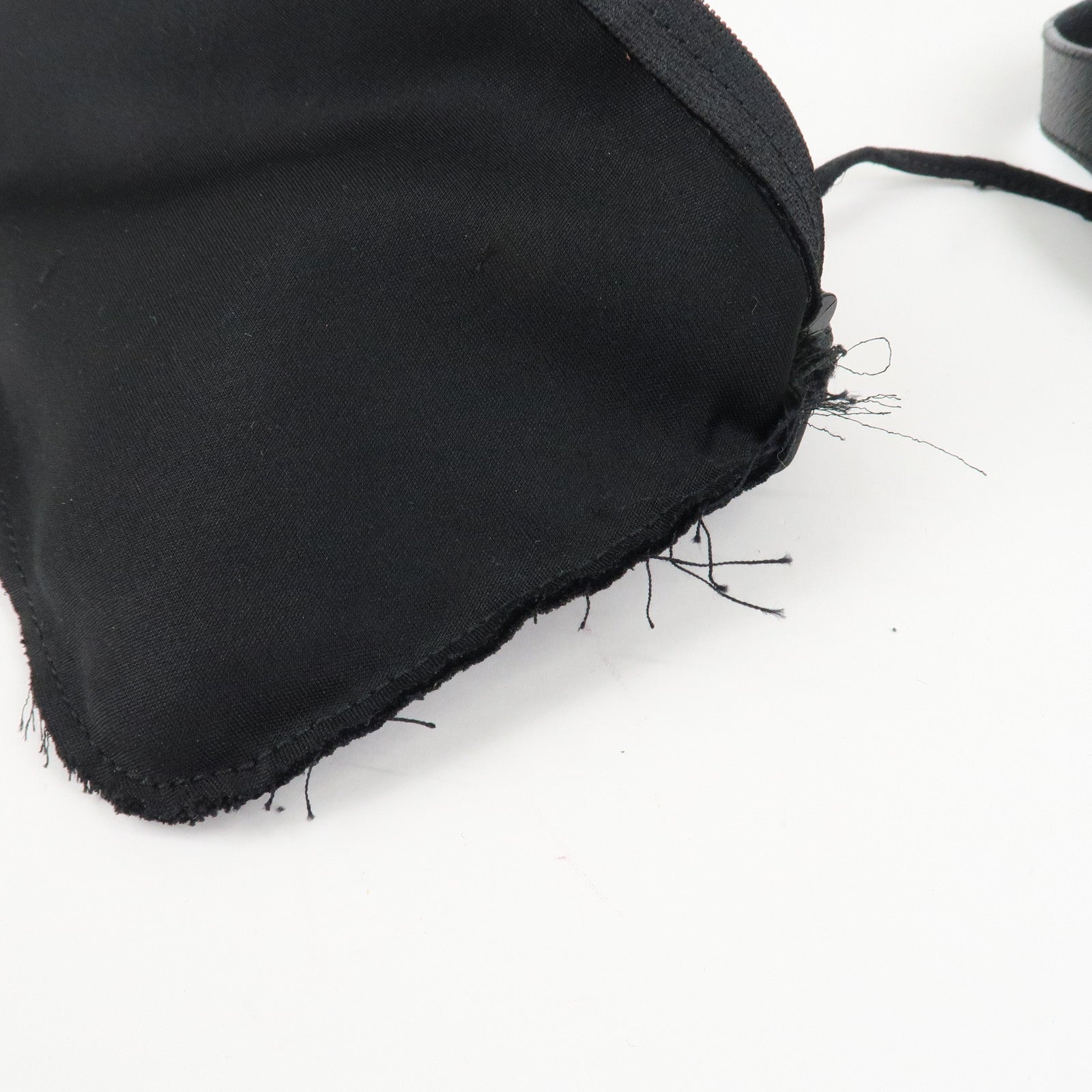 BVLGARI Logo Mania Canvas Leather Tote Bag Hand Bag Black Silver HDW Used