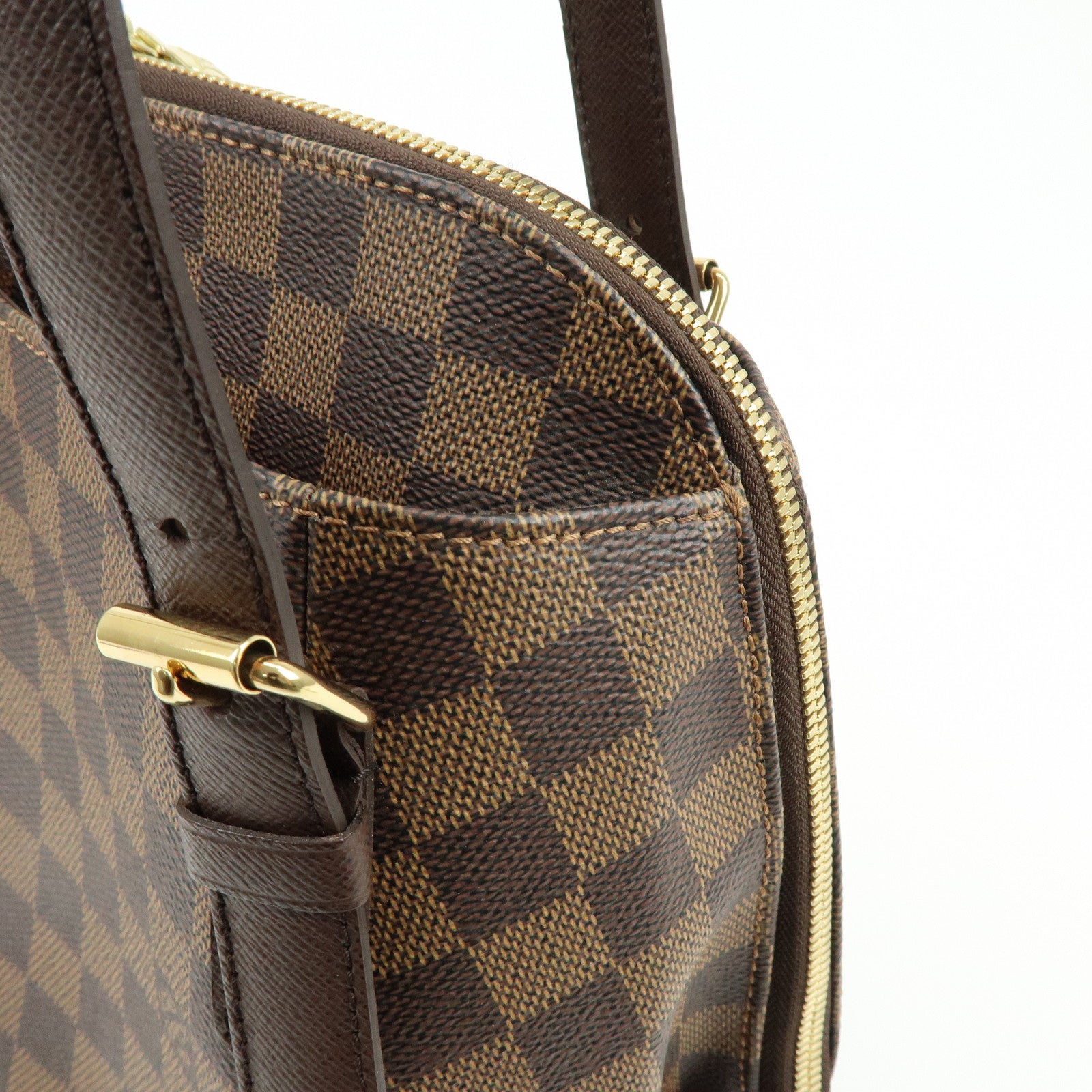 Louis Vuitton Damier Belem MM Hand Bag Damier Ebene N51174