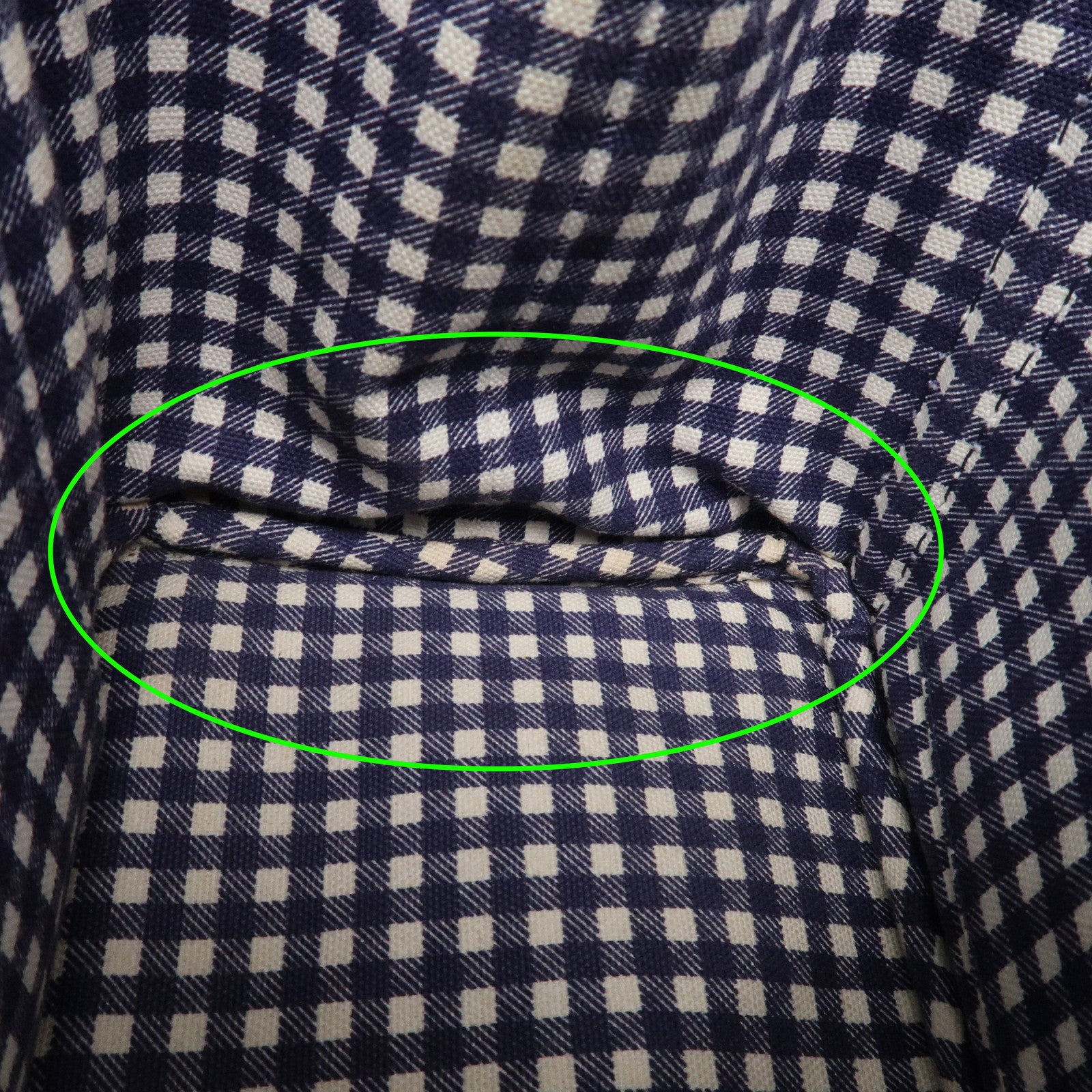 PRADA Canapa Mini Denim 2Way Hand Bag Tote Bag Navy 1BG439