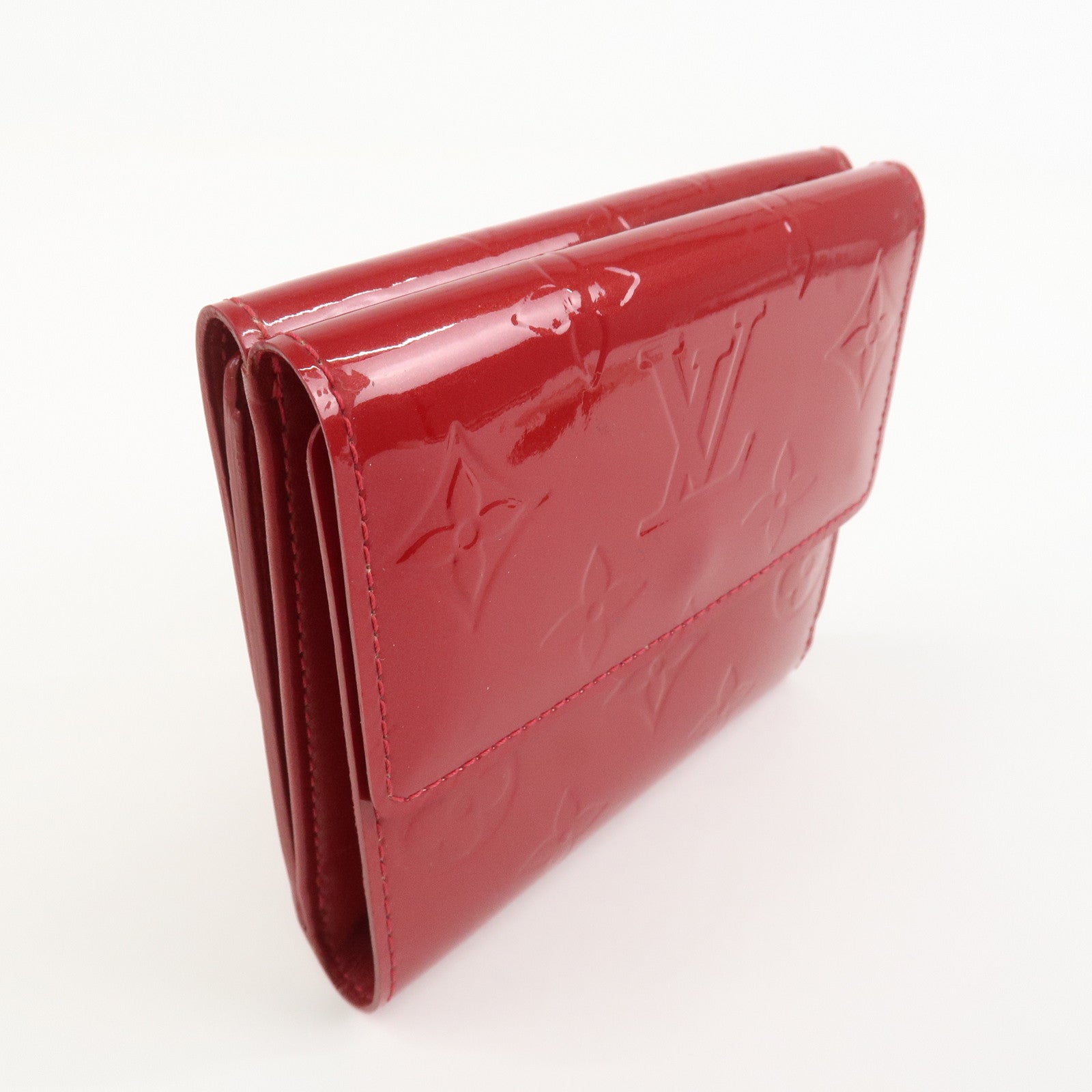 Louis Vuitton Vernis Porte Monnaie Billets Cartes de Credit M91982